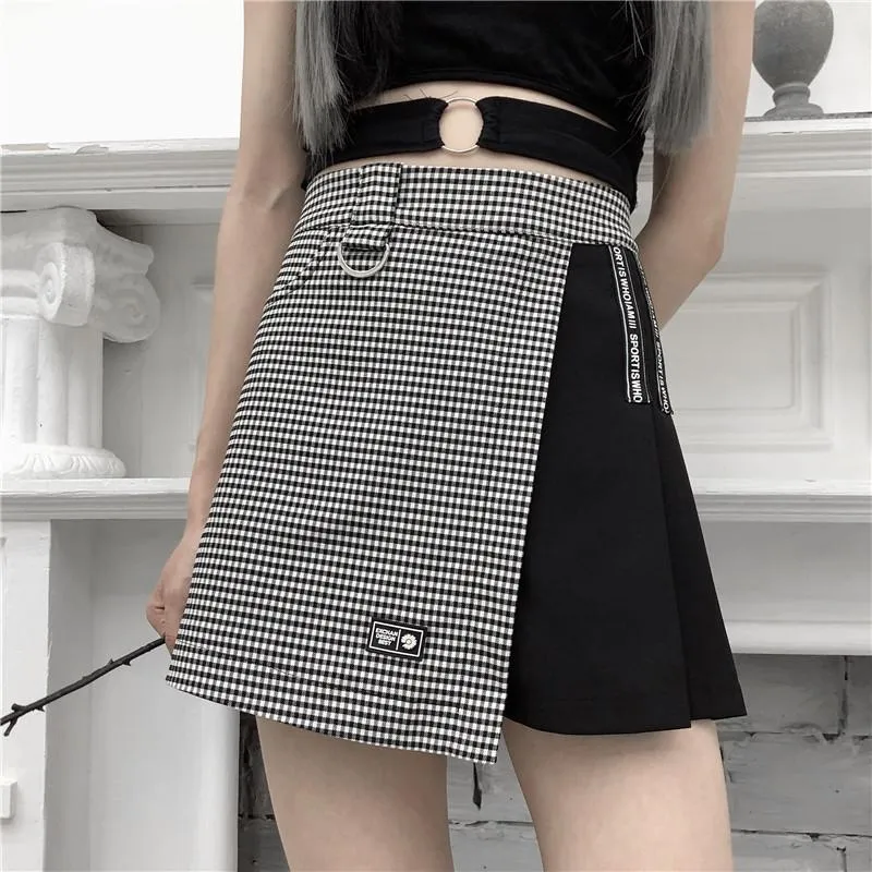 Checkered Skirt Shorts SD00606