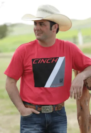 Cinch Mens Red T-Shirt MTT1690257