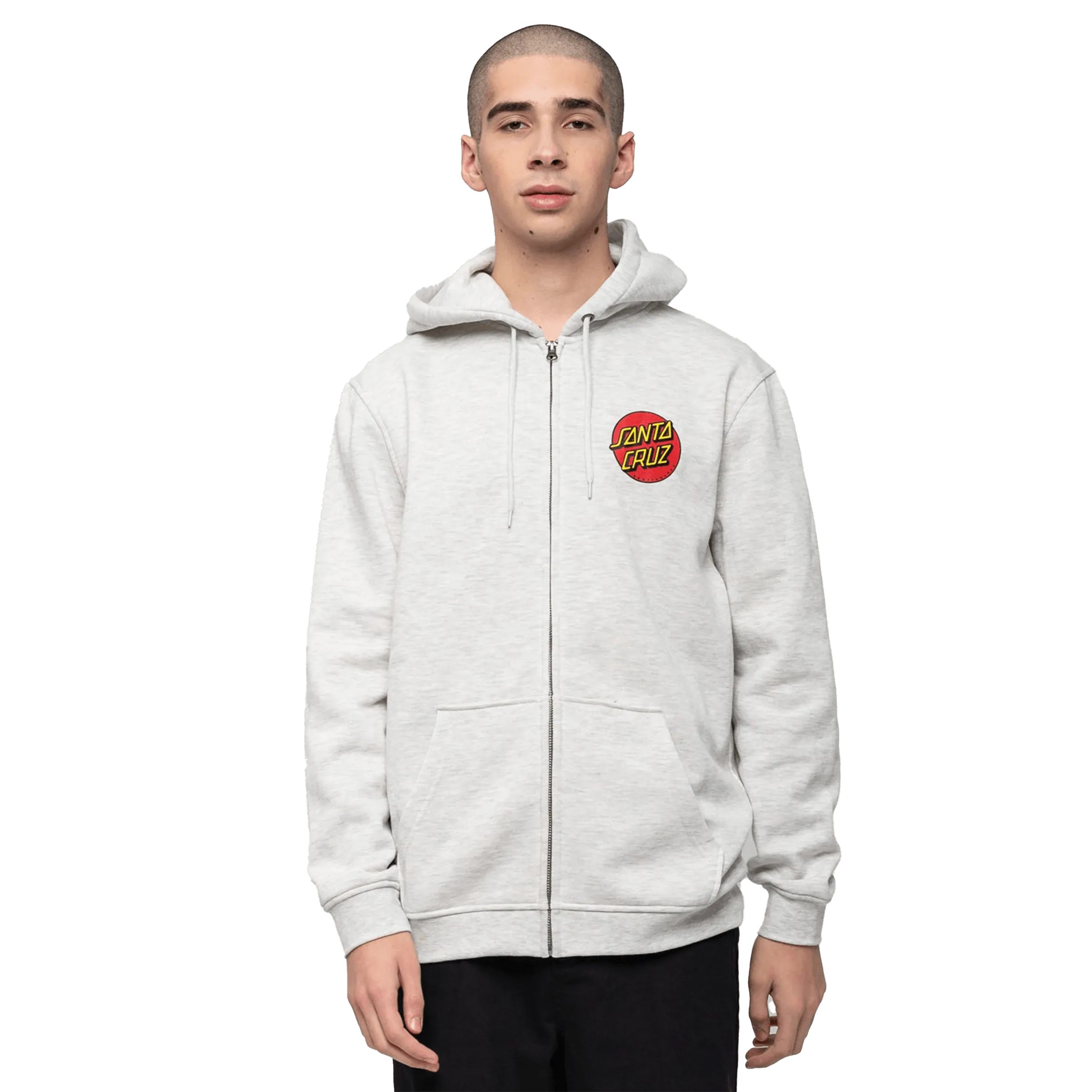 Classic Dot Zip Hood