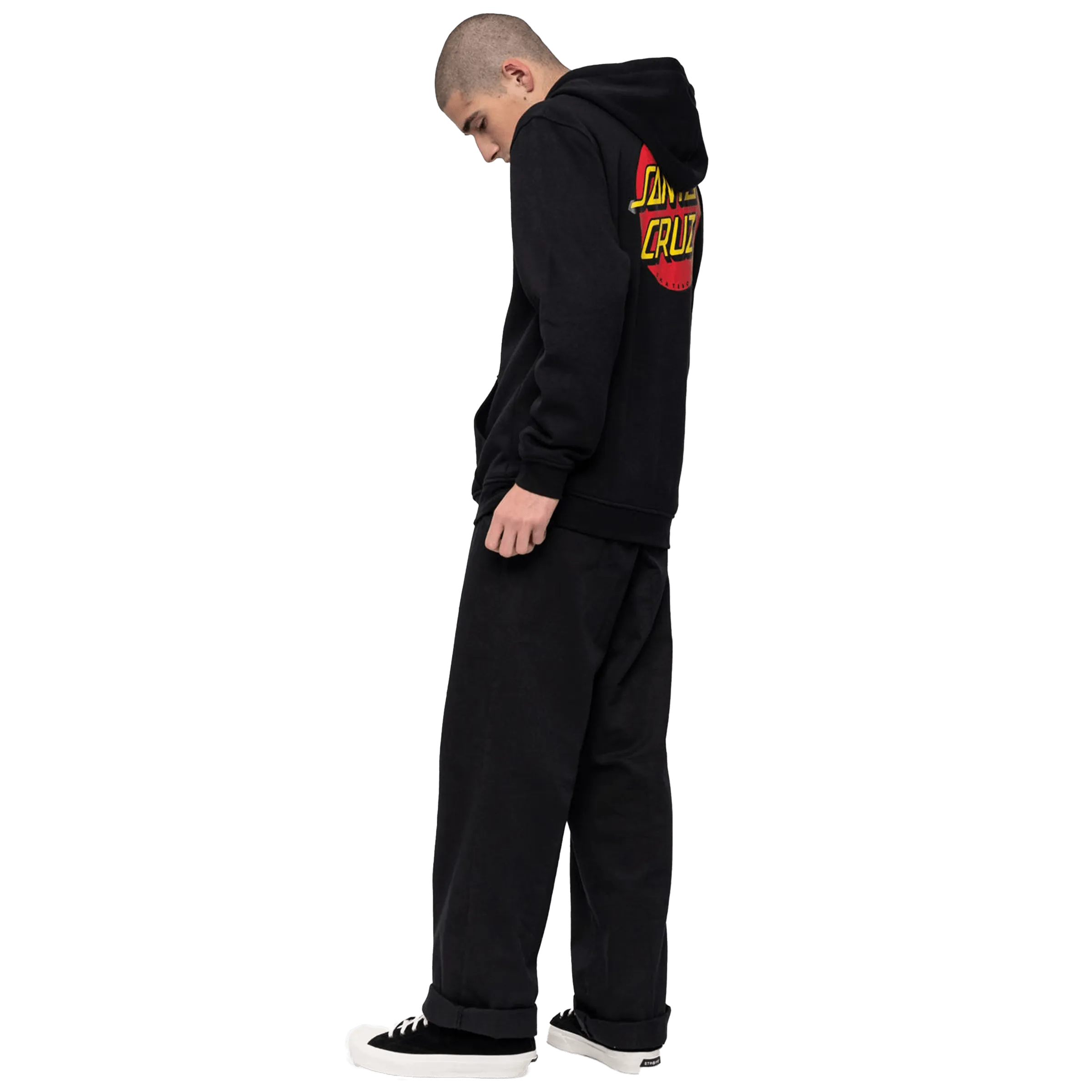 Classic Dot Zip Hood
