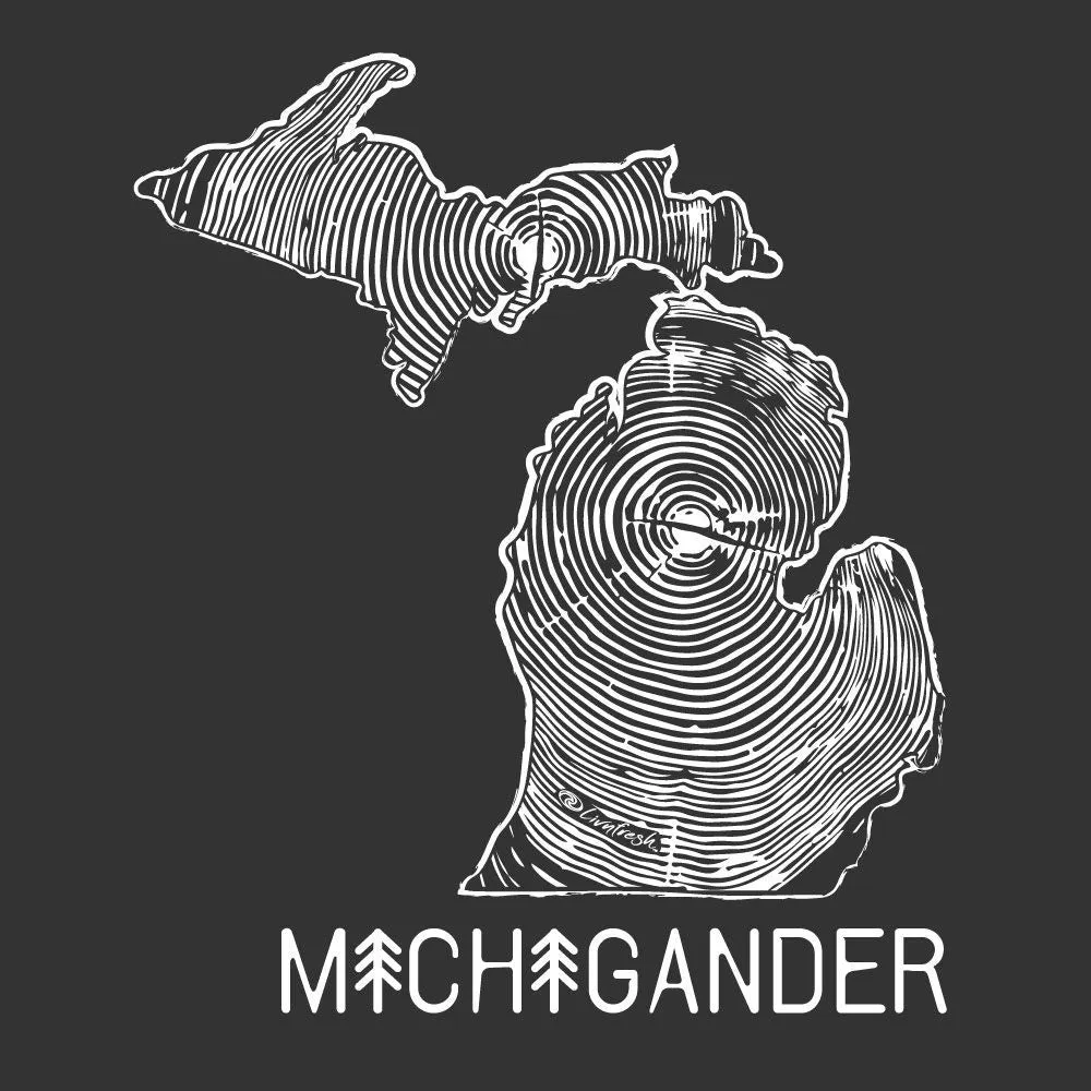 CLEARANCE "Michigander To The Core" Men's Crew T-Shirt