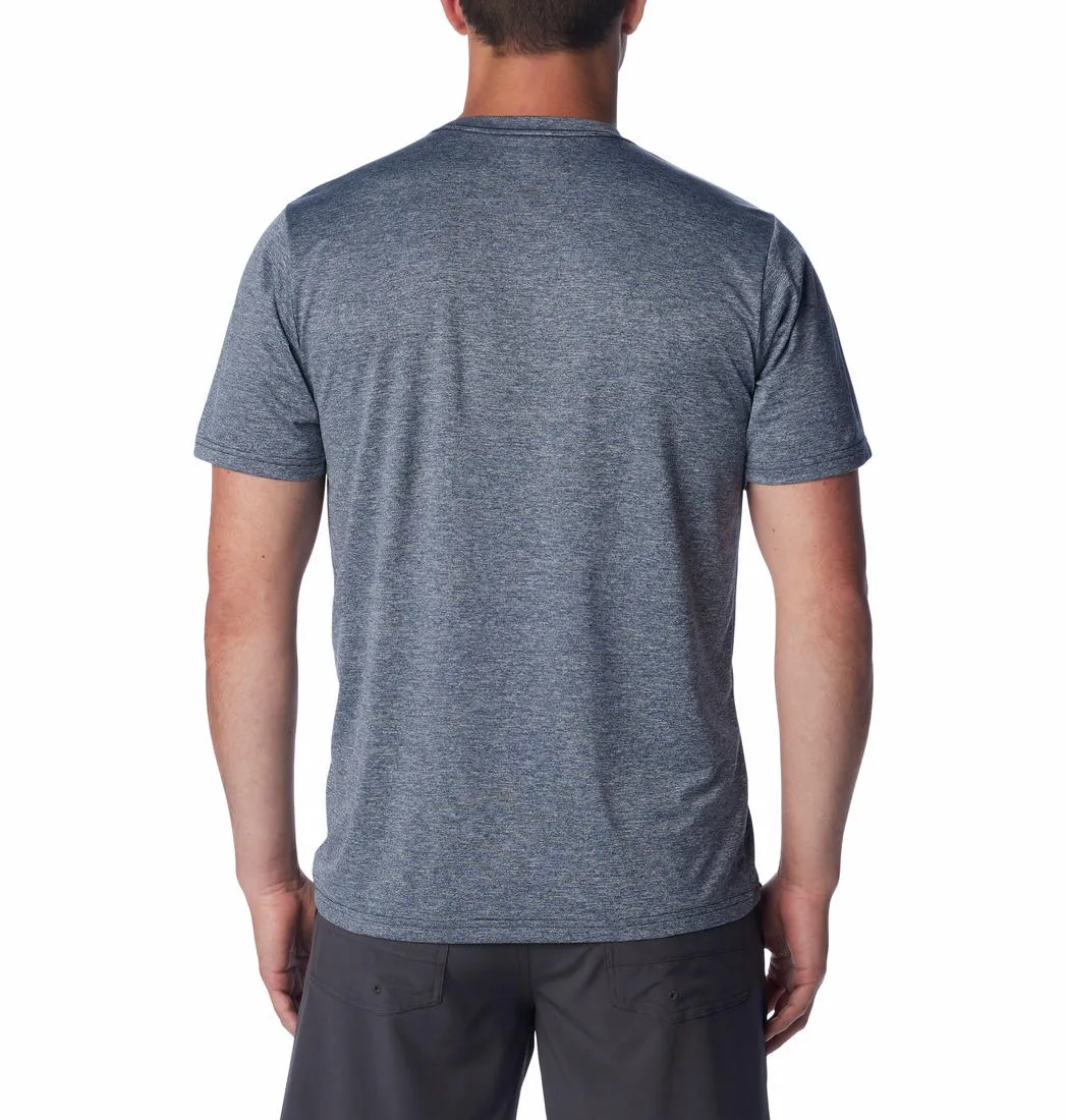 Columbia Mens Blue Hike Crew Tshirt