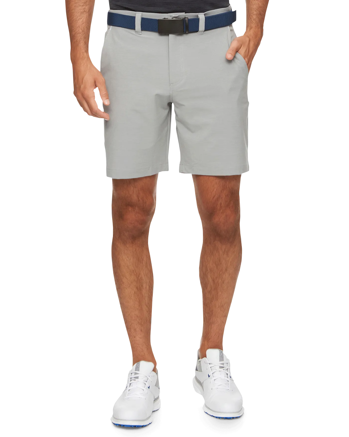 COTTON BLEND ANY-WEAR PERFORMANCE SHORT - 8" INSEAM