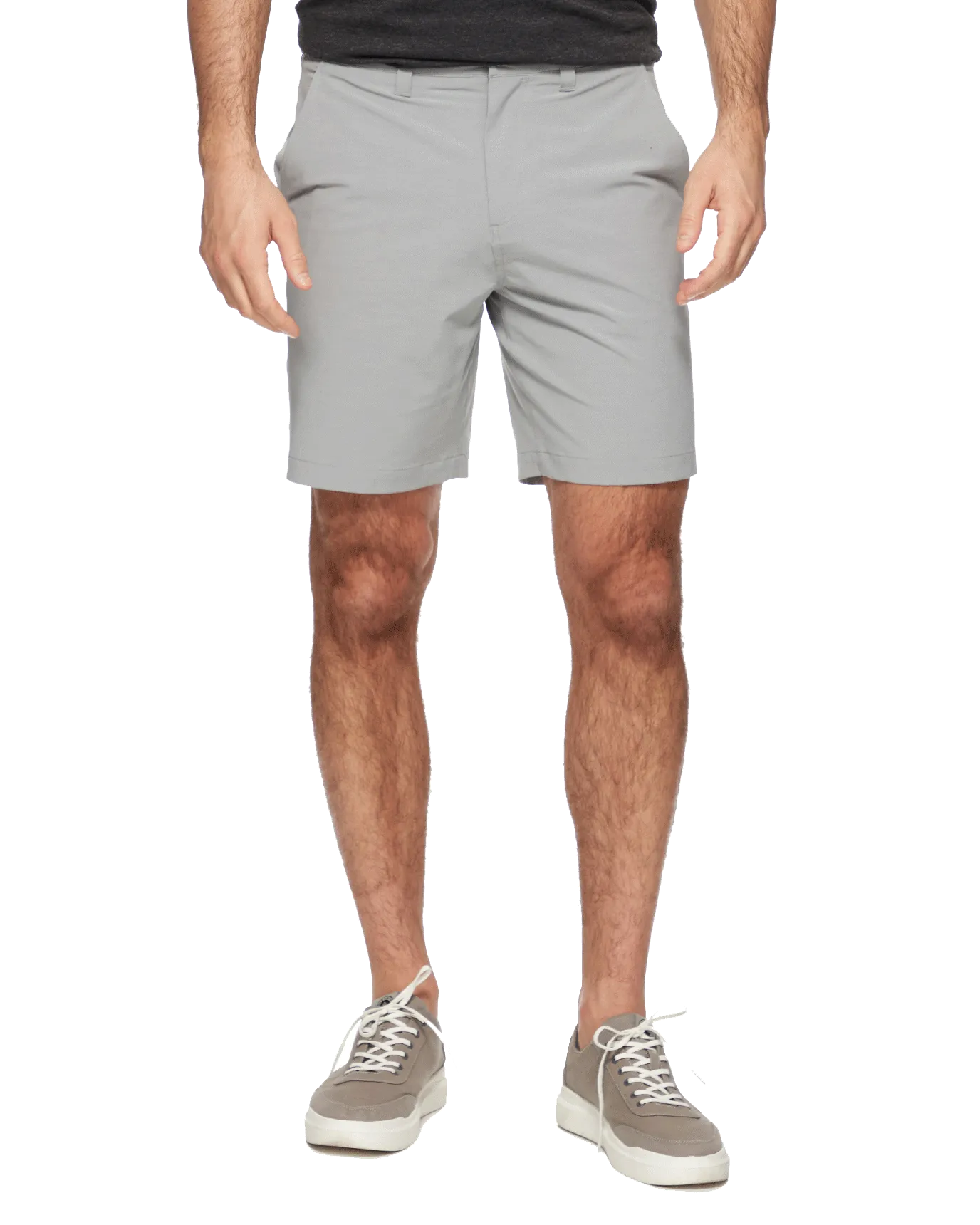 COTTON BLEND ANY-WEAR PERFORMANCE SHORT - 8" INSEAM