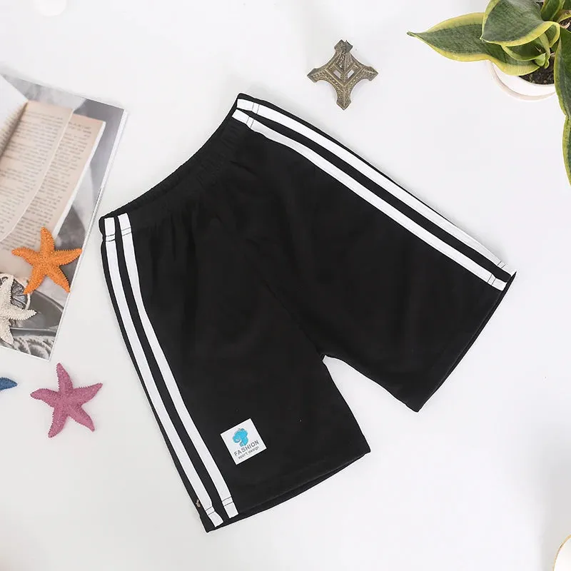 Cotton Stripe Casual Short