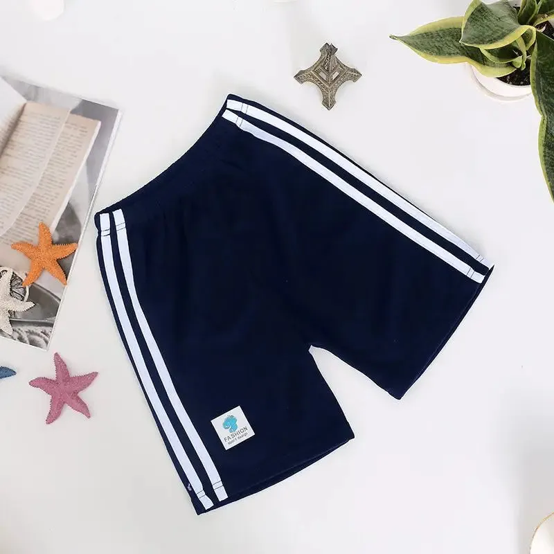 Cotton Stripe Casual Short