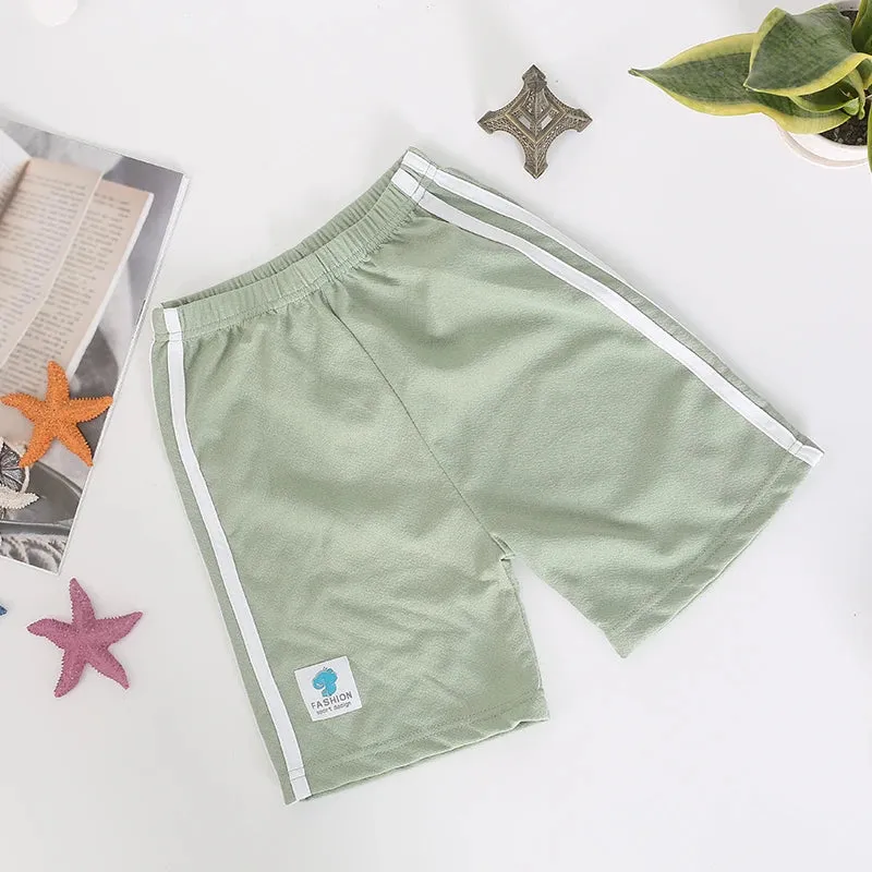 Cotton Stripe Casual Short