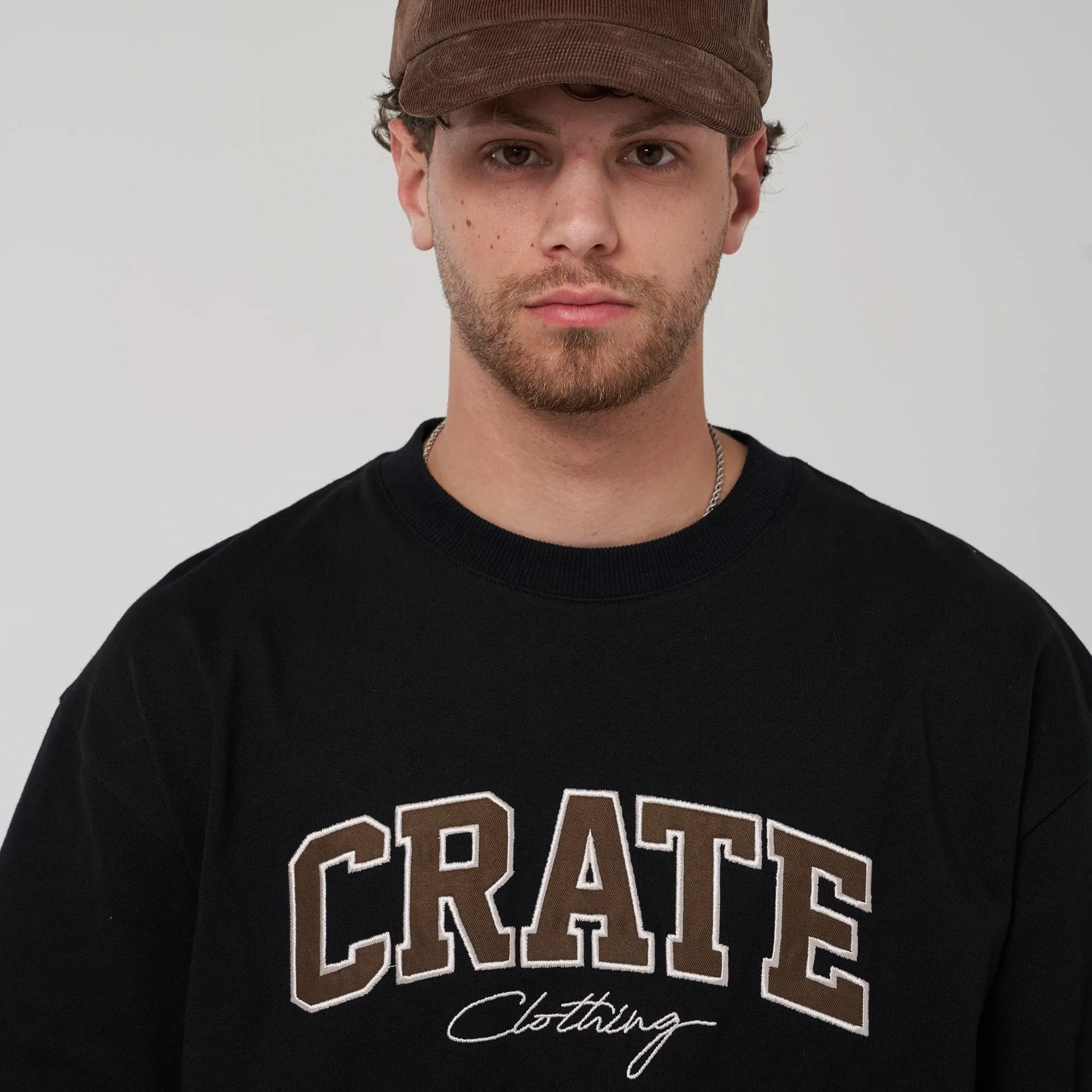 Crate Varsity Box fit T-Shirt