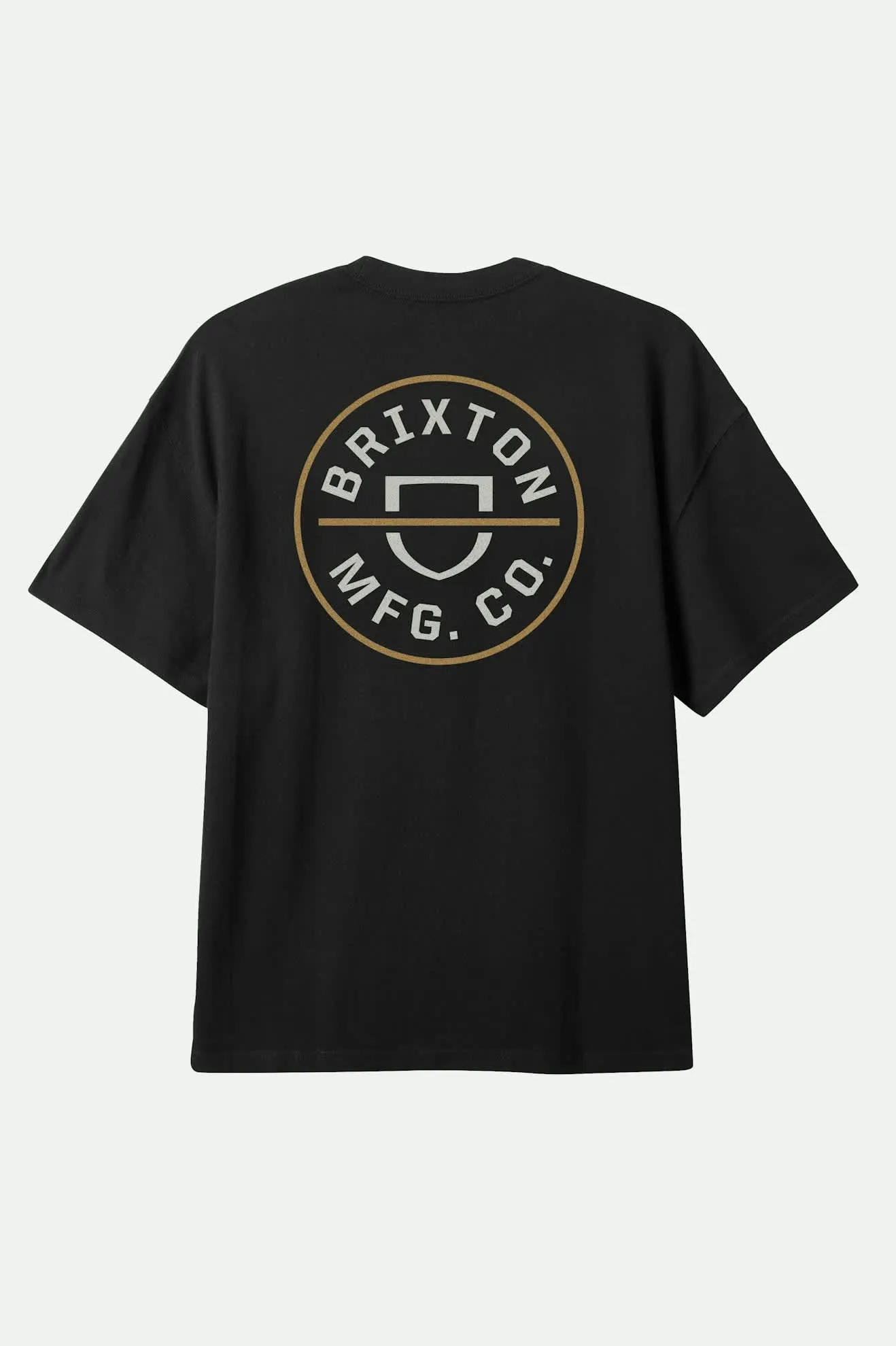 Crest II S/S Standard T-Shirt - Black/Off White/Copper