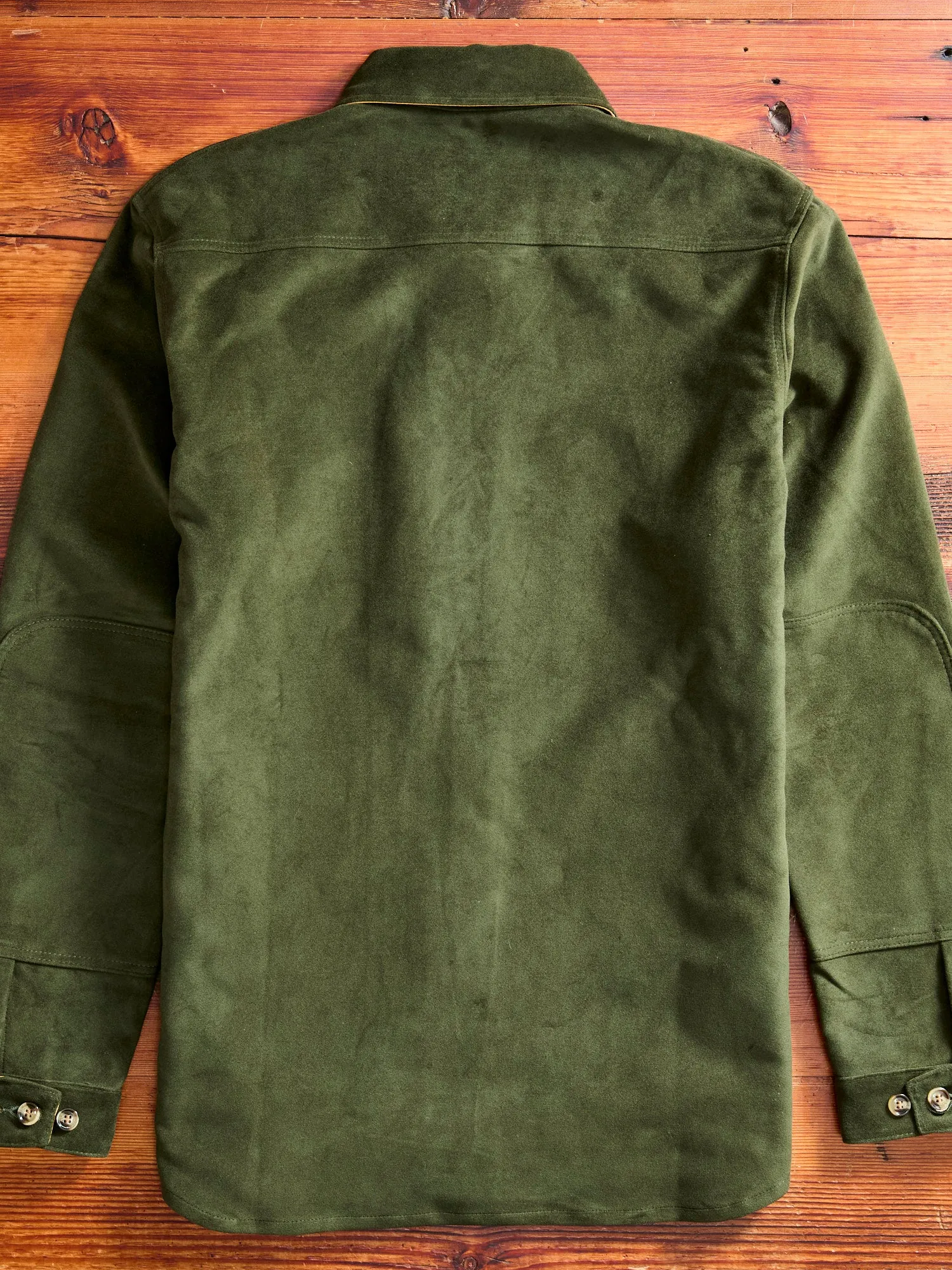 Crissman Overshirt in Loden Moleskin