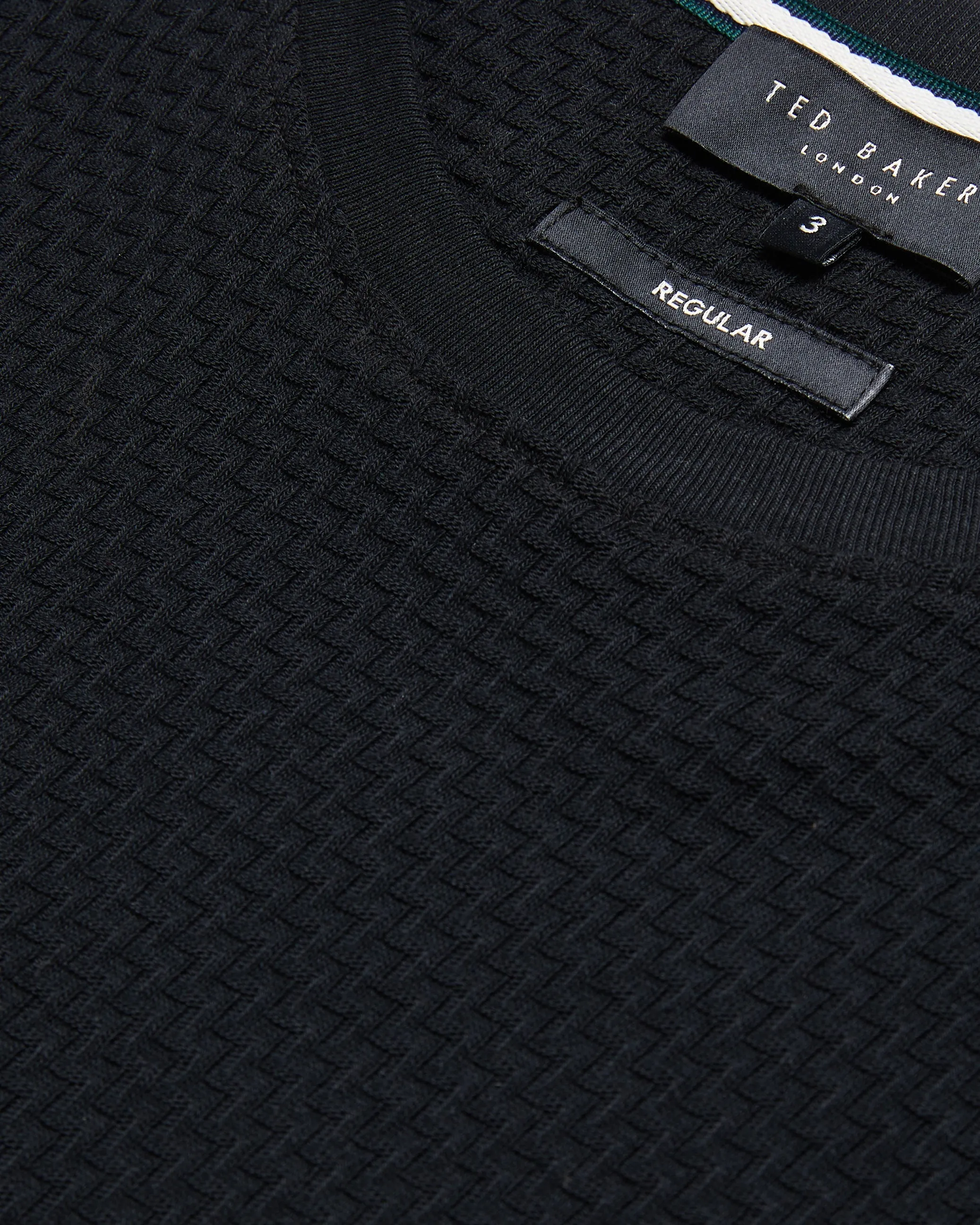 Curlys Short Sleeve Regular Textured T-Shirt Black