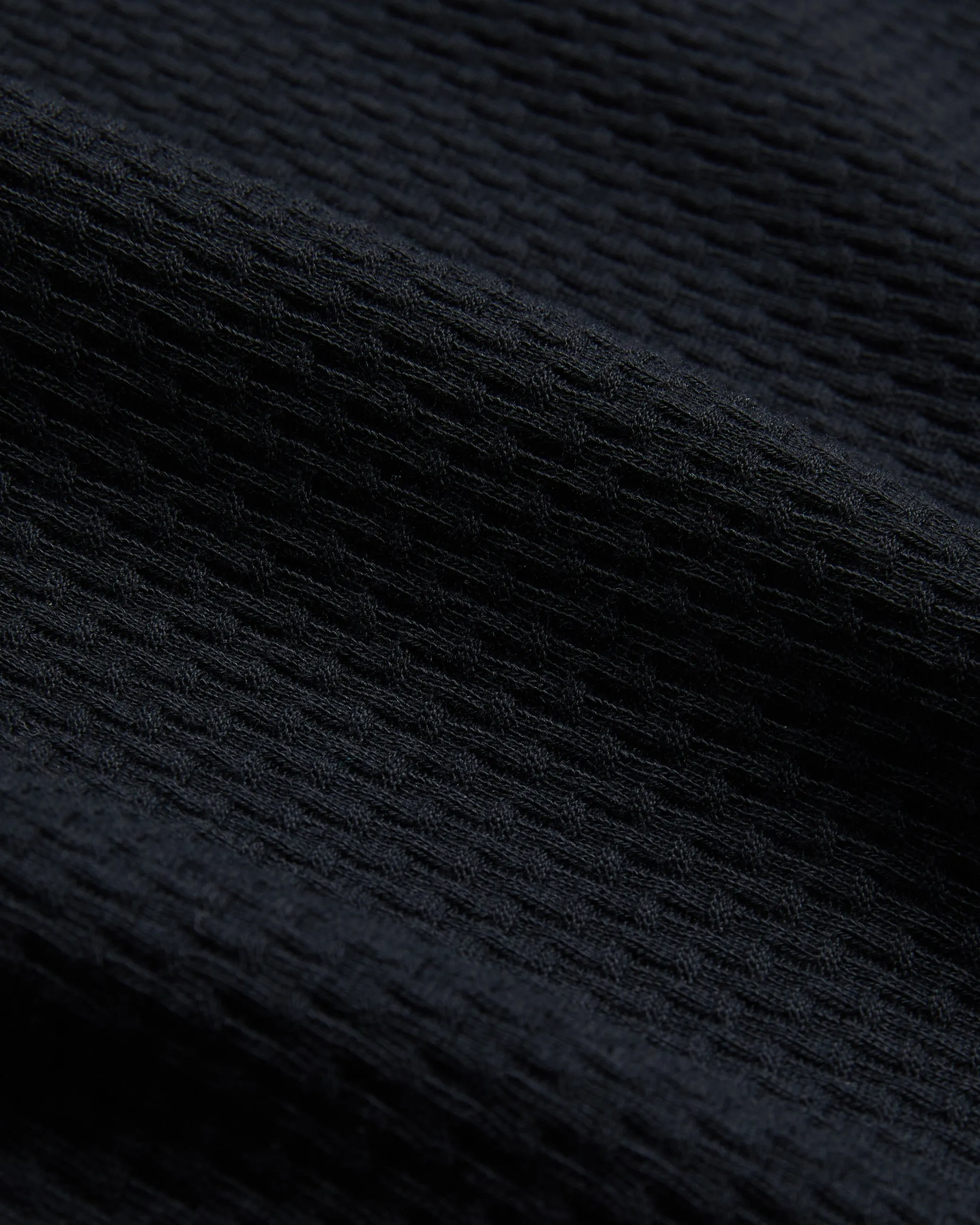 Curlys Short Sleeve Regular Textured T-Shirt Black