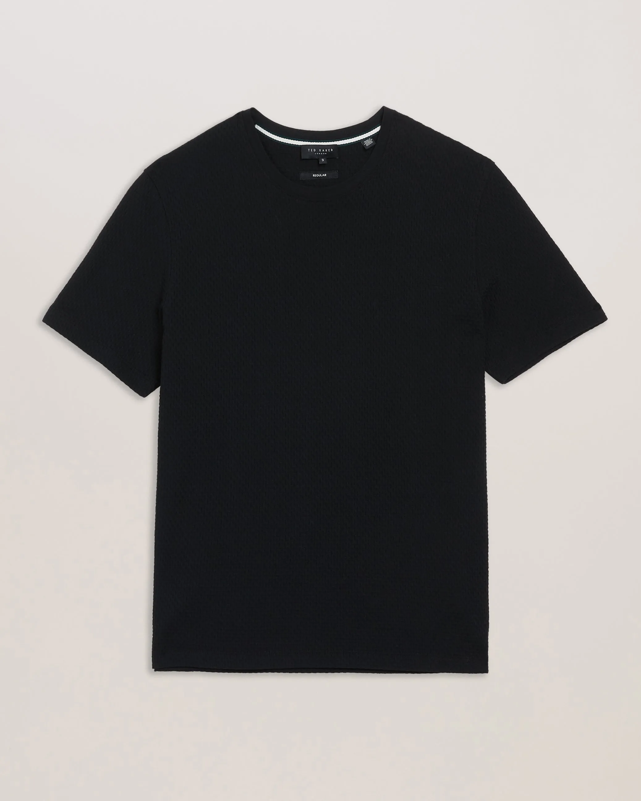 Curlys Short Sleeve Regular Textured T-Shirt Black