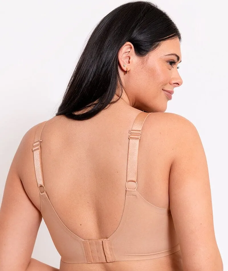 Curvy Kate Smoothie Spacer T-Shirt Plunge Bra - Latte