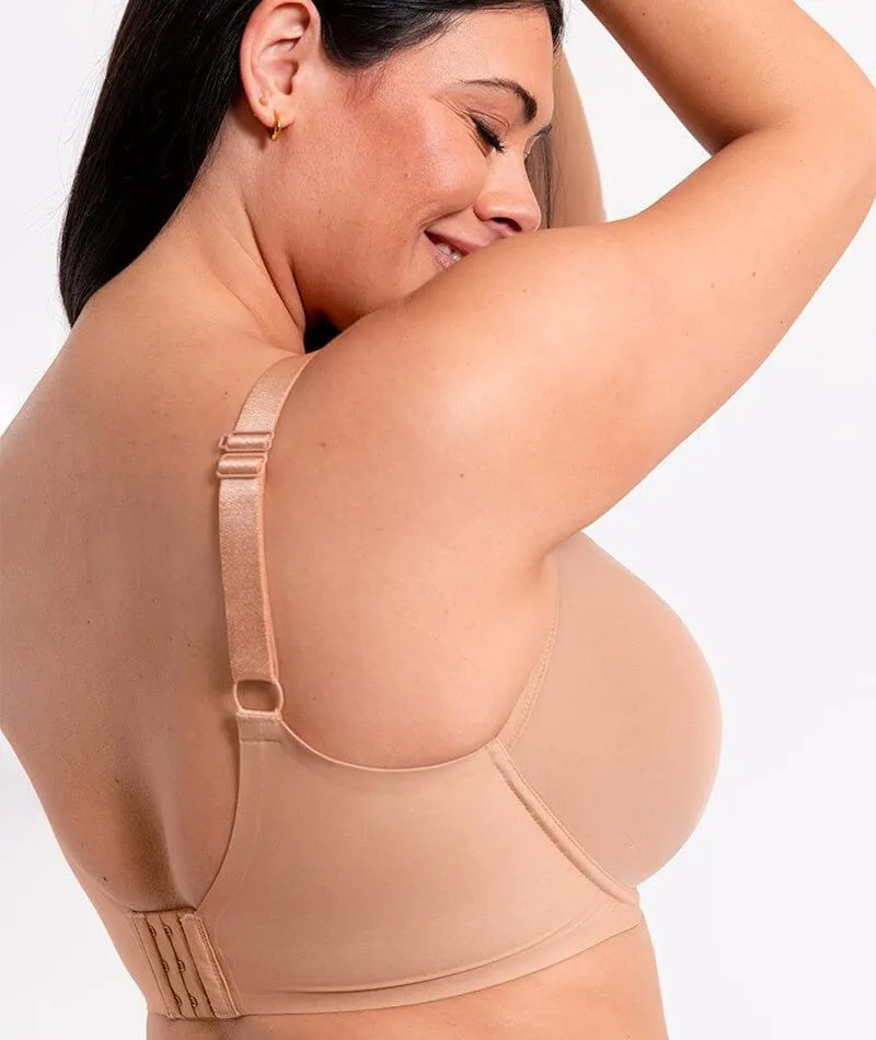 Curvy Kate Smoothie Spacer T-Shirt Plunge Bra - Latte