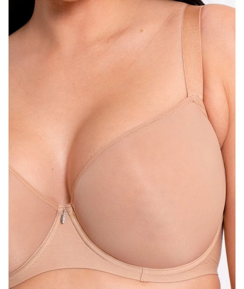 Curvy Kate Smoothie Spacer T-Shirt Plunge Bra - Latte