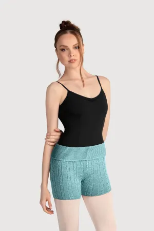 D0113 - Bloch Carezza Cable Knit Womens Fold Down Short