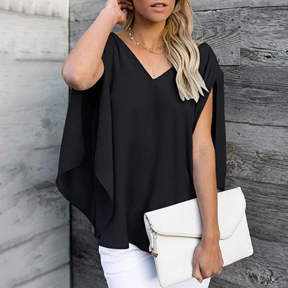 Damen graziöses Schleife T- Shirt