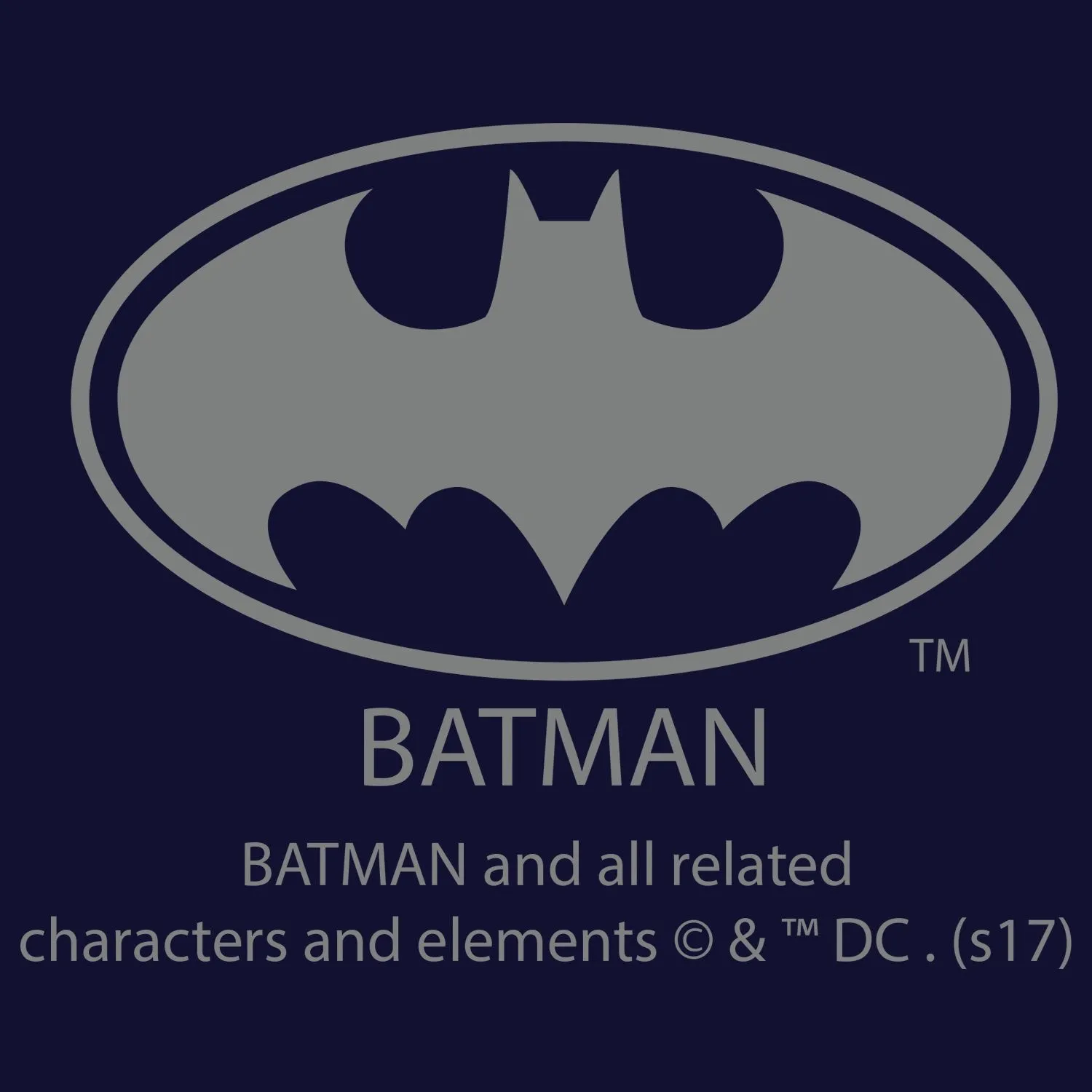 DC Comics Batgirl Logo Cut Out Official Women's T-shirt (Navy)