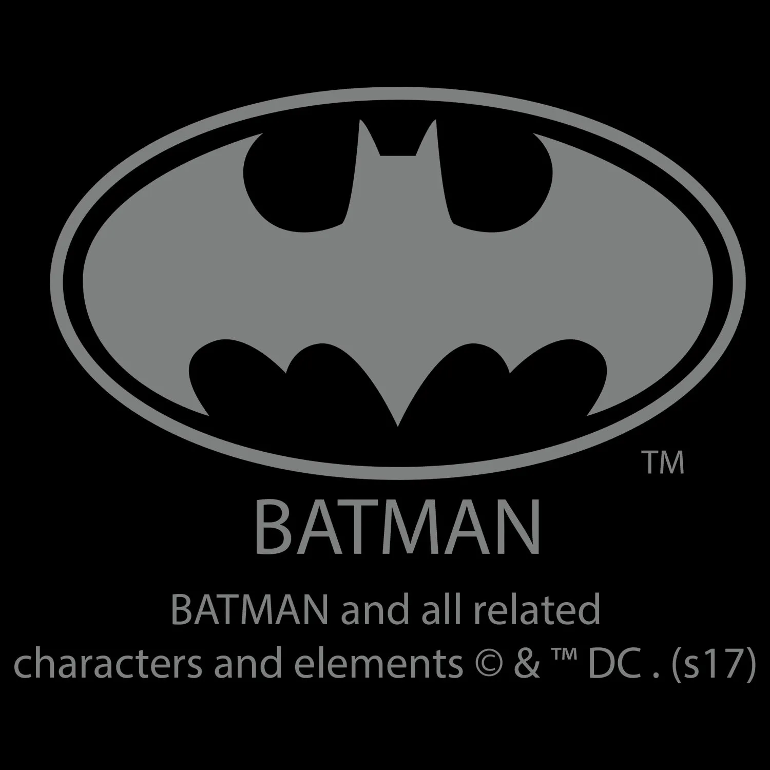 DC Comics Batgirl Logo Lips Official Women's T-shirt (Black)