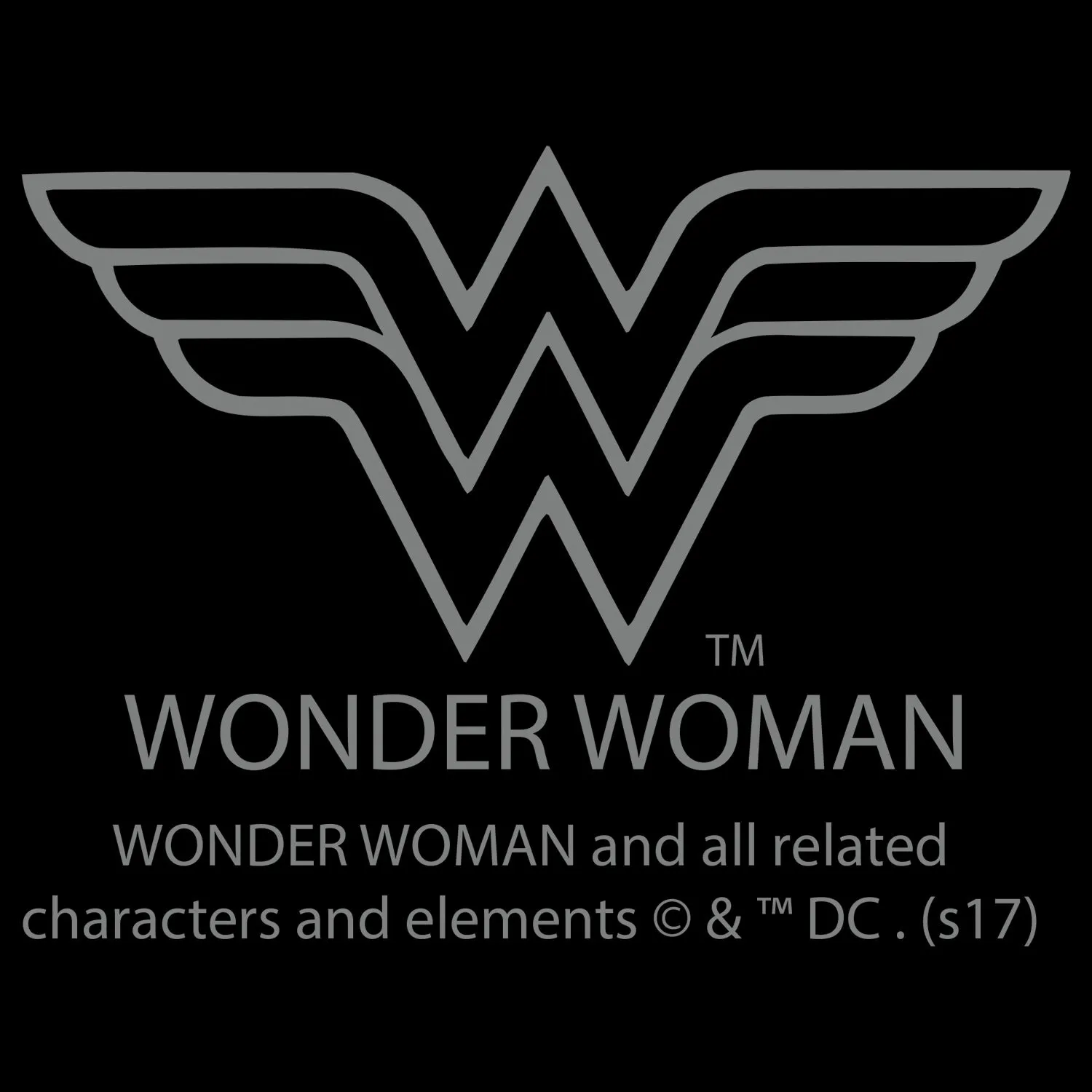 DC Comics Wonder Woman Cover #55 Official Women's T-shirt (Black)