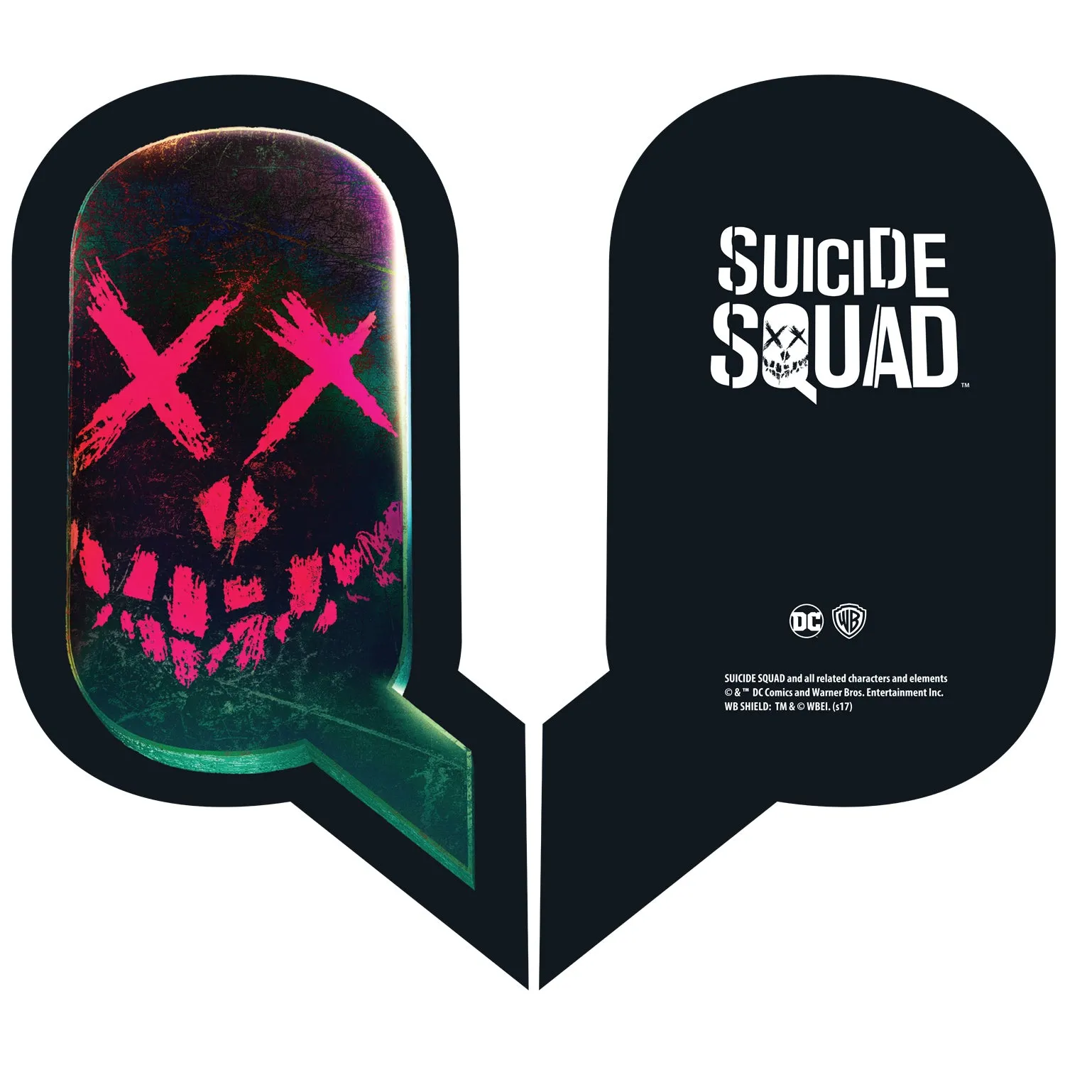 DC Suicide Squad Joker-Harley Quinn Mad Love Official Women's T-shirt (White)
