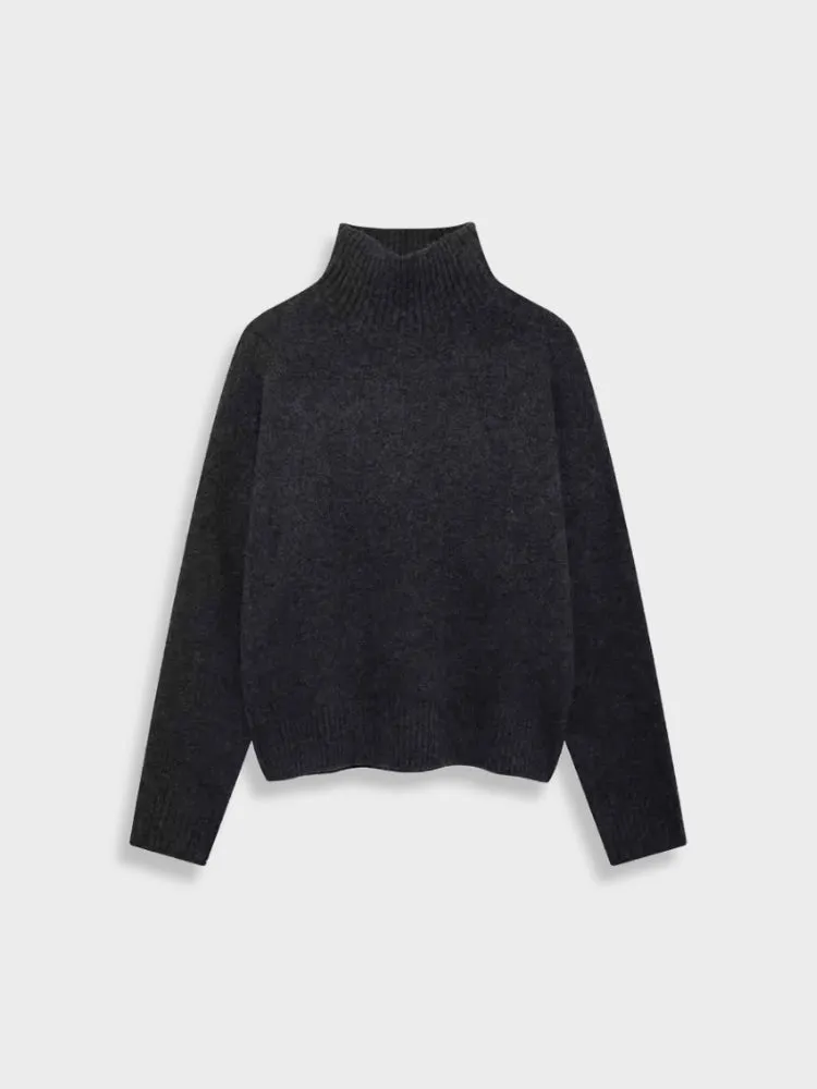 DCRB Burgundy Turtleneck