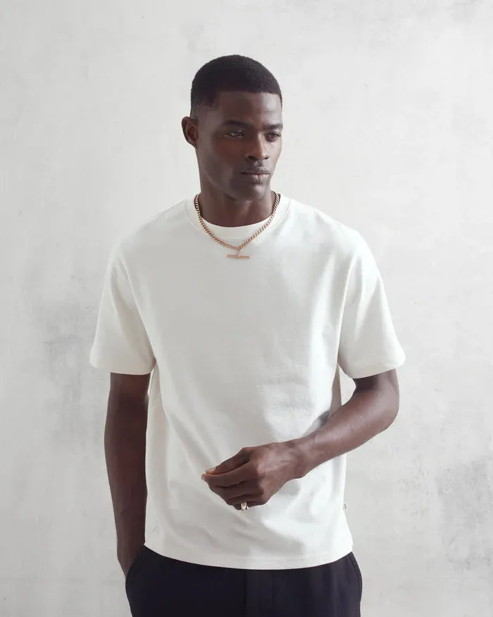 Dean Tee | Textured Ecru