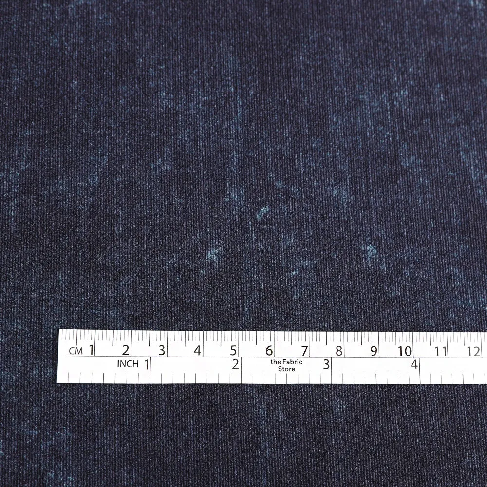 Denim Velour Swim Jersey - Indigo