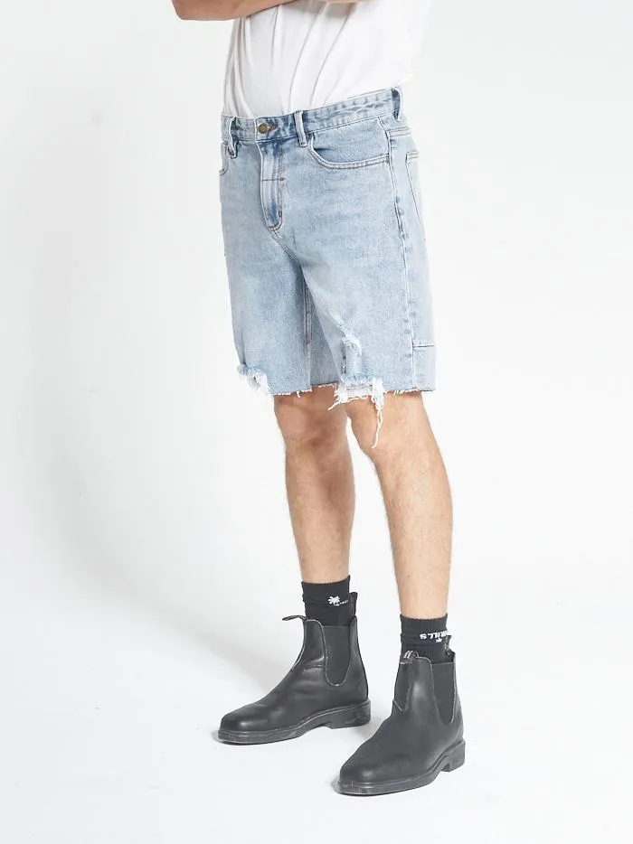 Destroyed Bones Denim Short
