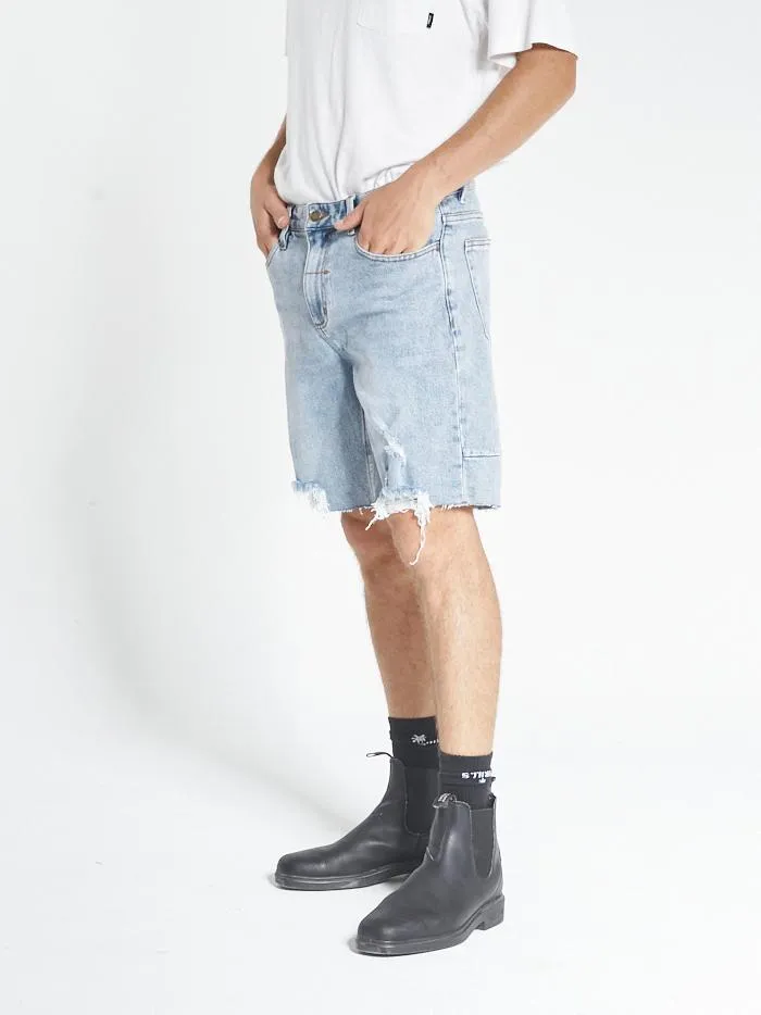 Destroyed Bones Denim Short