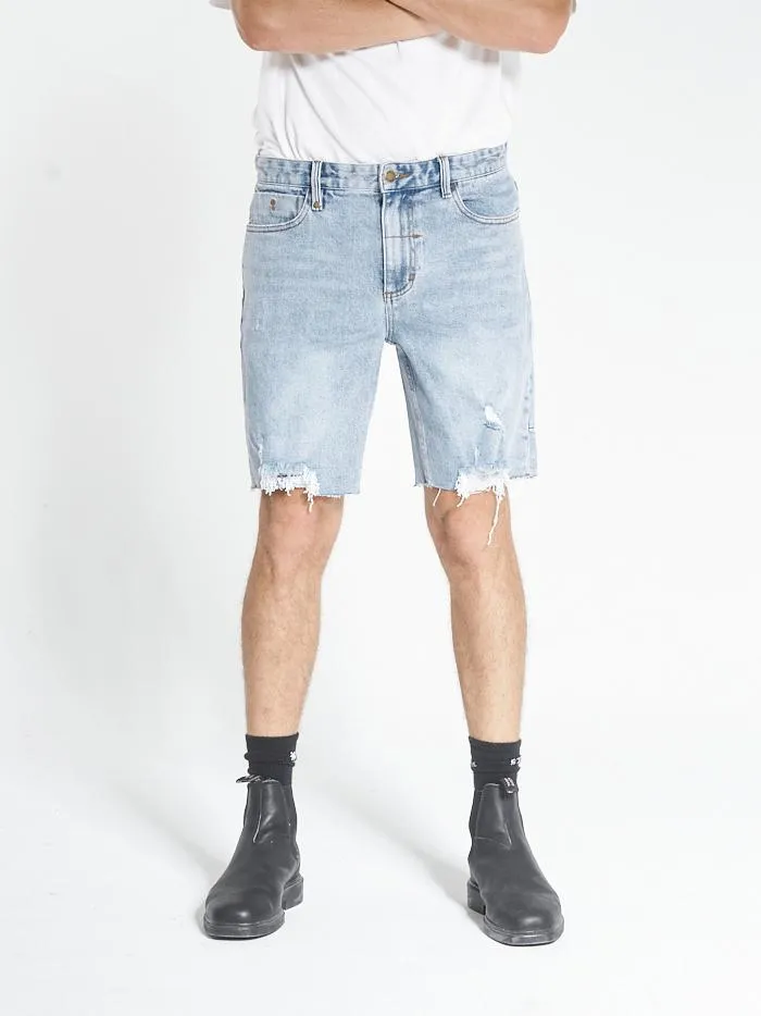Destroyed Bones Denim Short