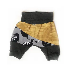 Dinosaur Harem Shorts, Grow-With-Me