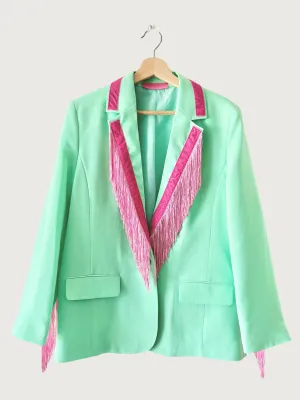 Dolly Blazer in Melon Mojito