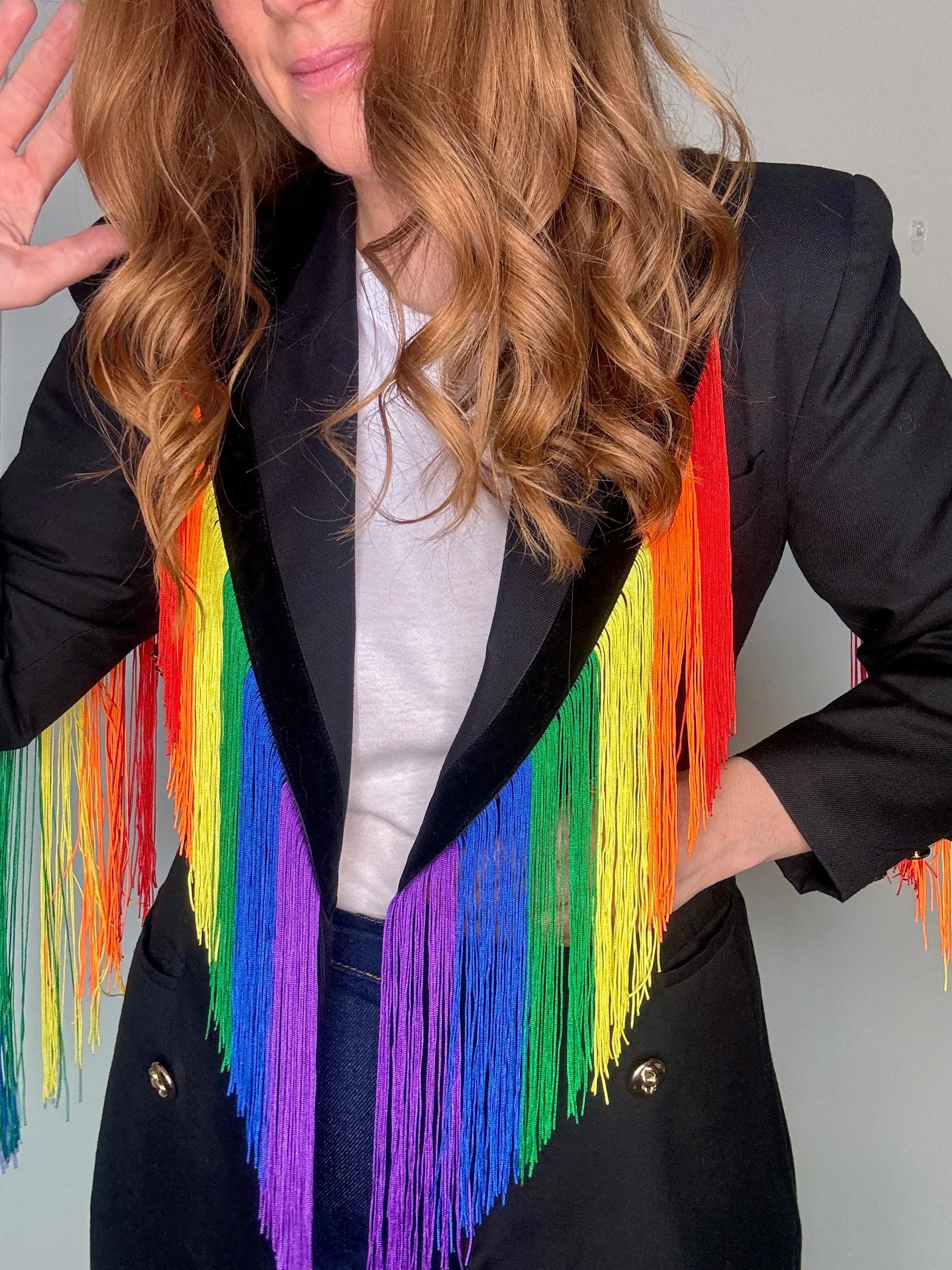Dolly Blazer in Sparkling Pride