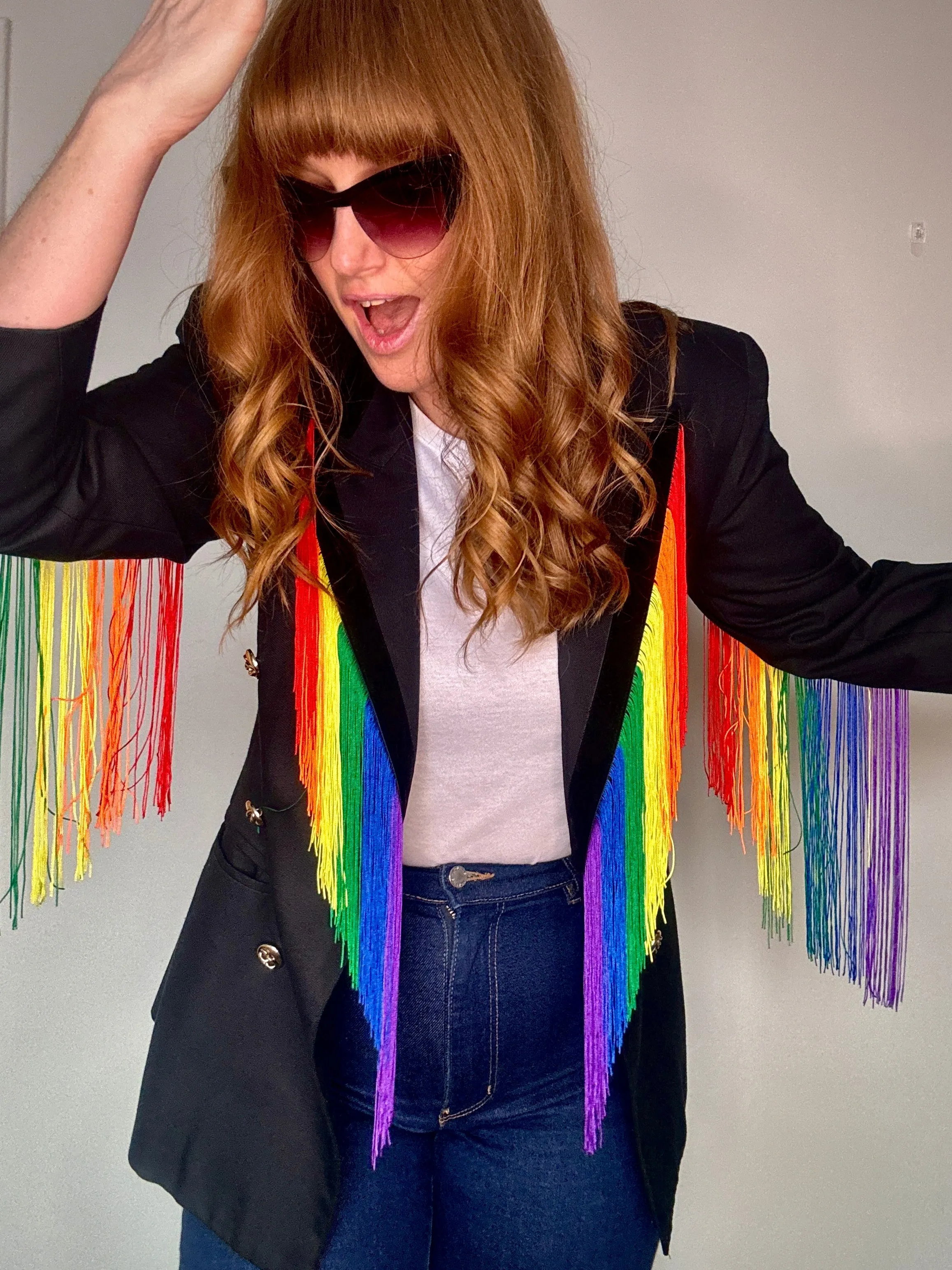 Dolly Blazer in Sparkling Pride
