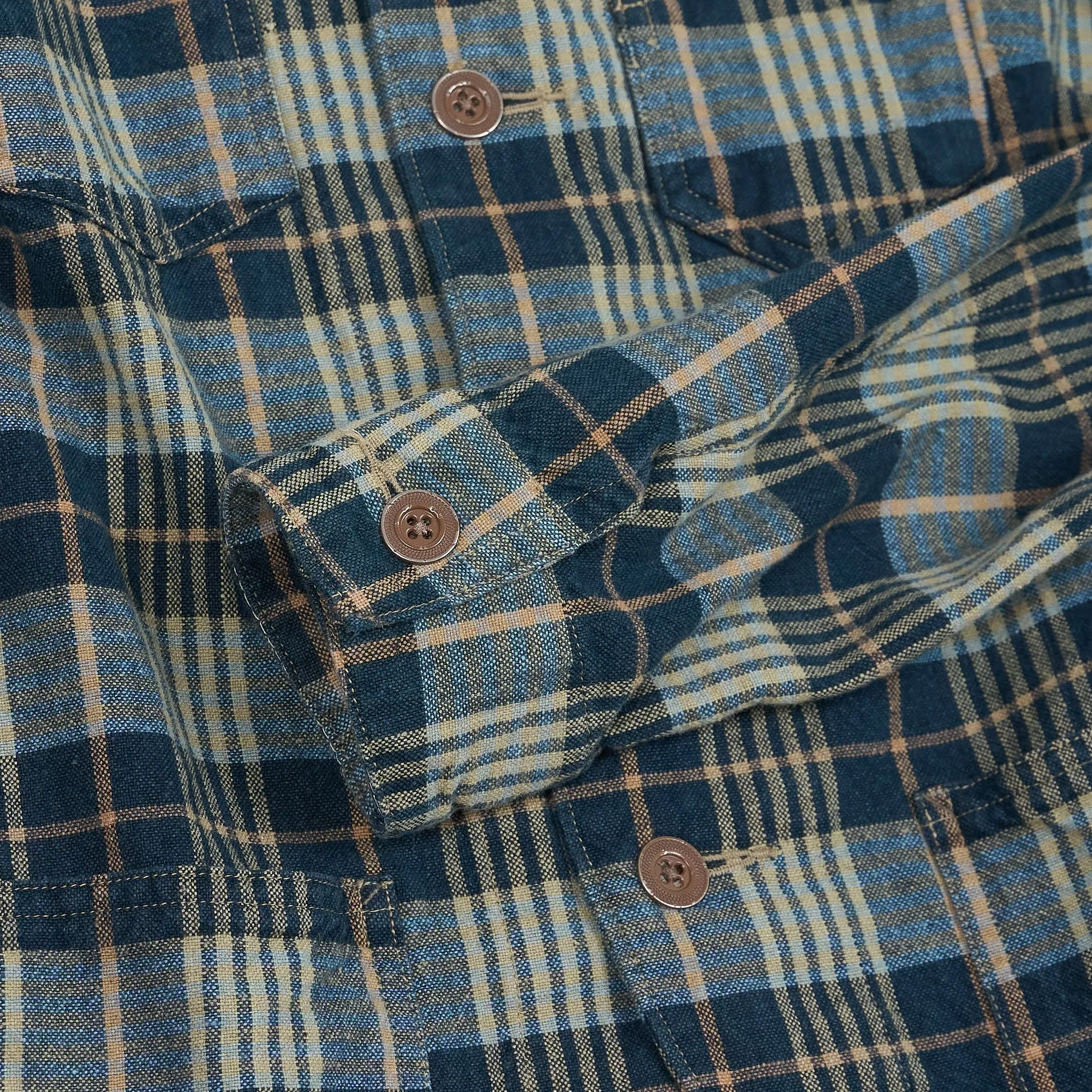 Double RL Ladies Plaid Blazer Shirt Jacket