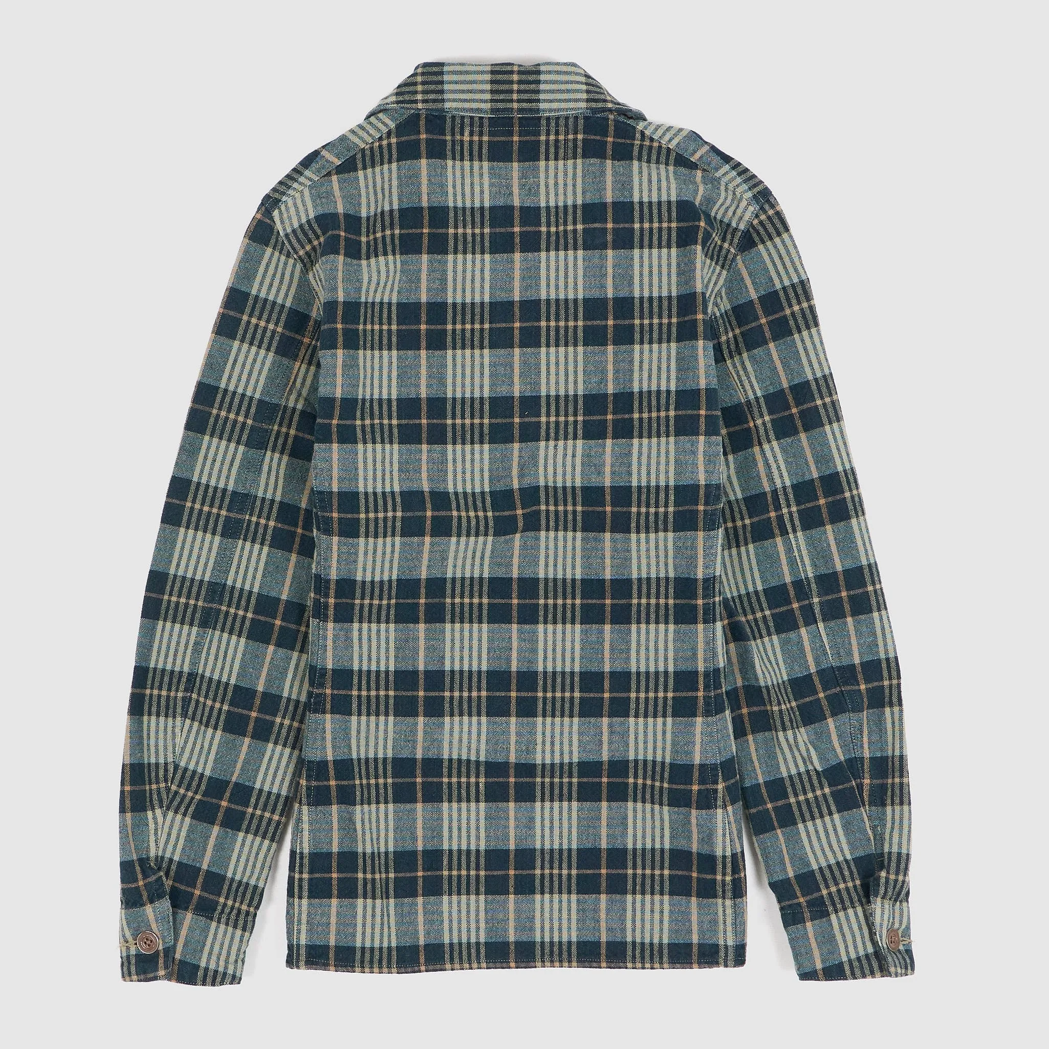 Double RL Ladies Plaid Blazer Shirt Jacket