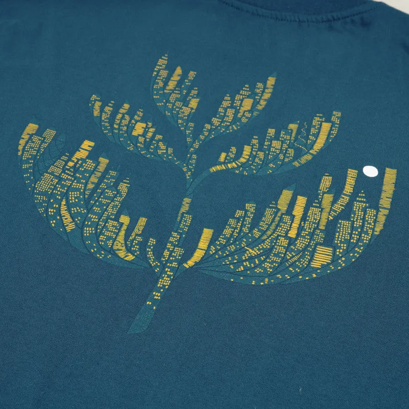 DOWNTOWN TEE - PETROL BLUE