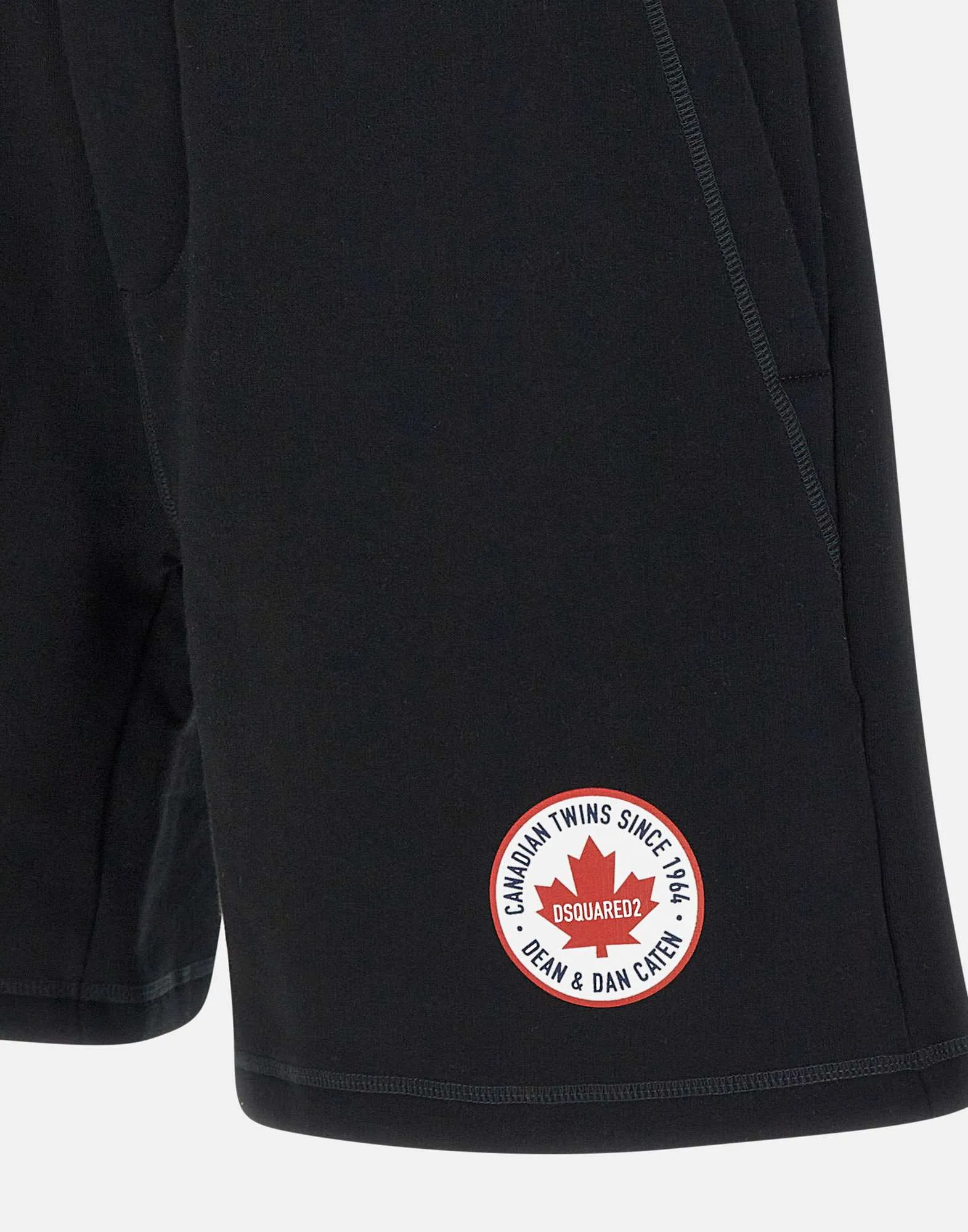 Dsquared2 Relax Fit Black Cotton Shorts