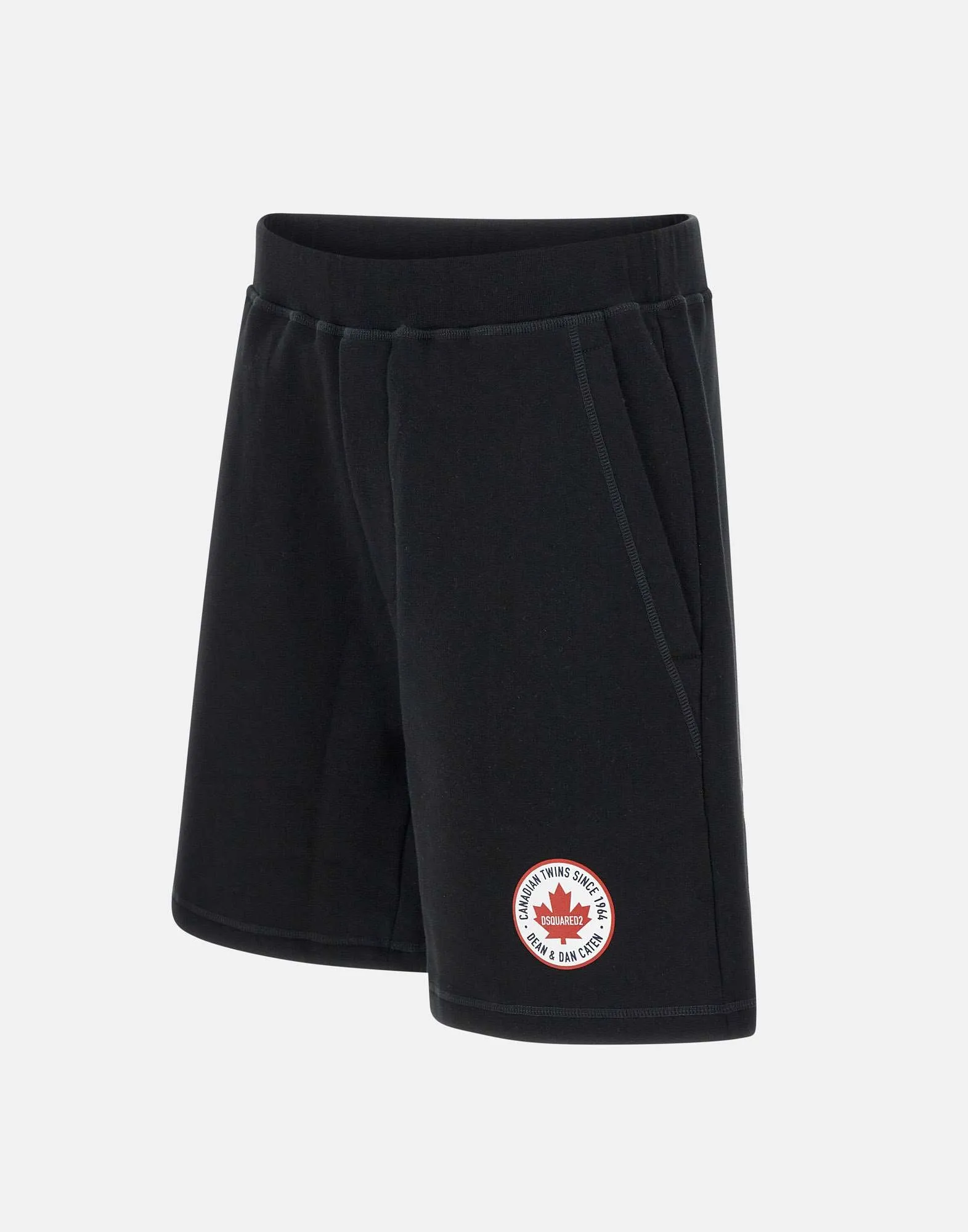 Dsquared2 Relax Fit Black Cotton Shorts