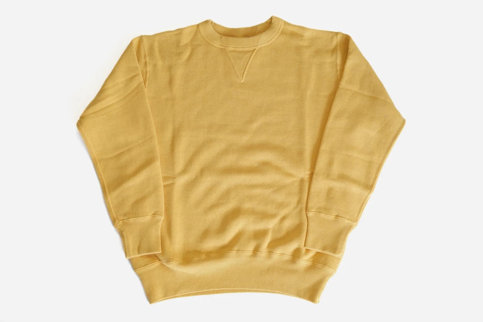 Dubble Works 11oz "Tsuri-ami" Loopwheeled Sweatshirt (Citrus Yellow)