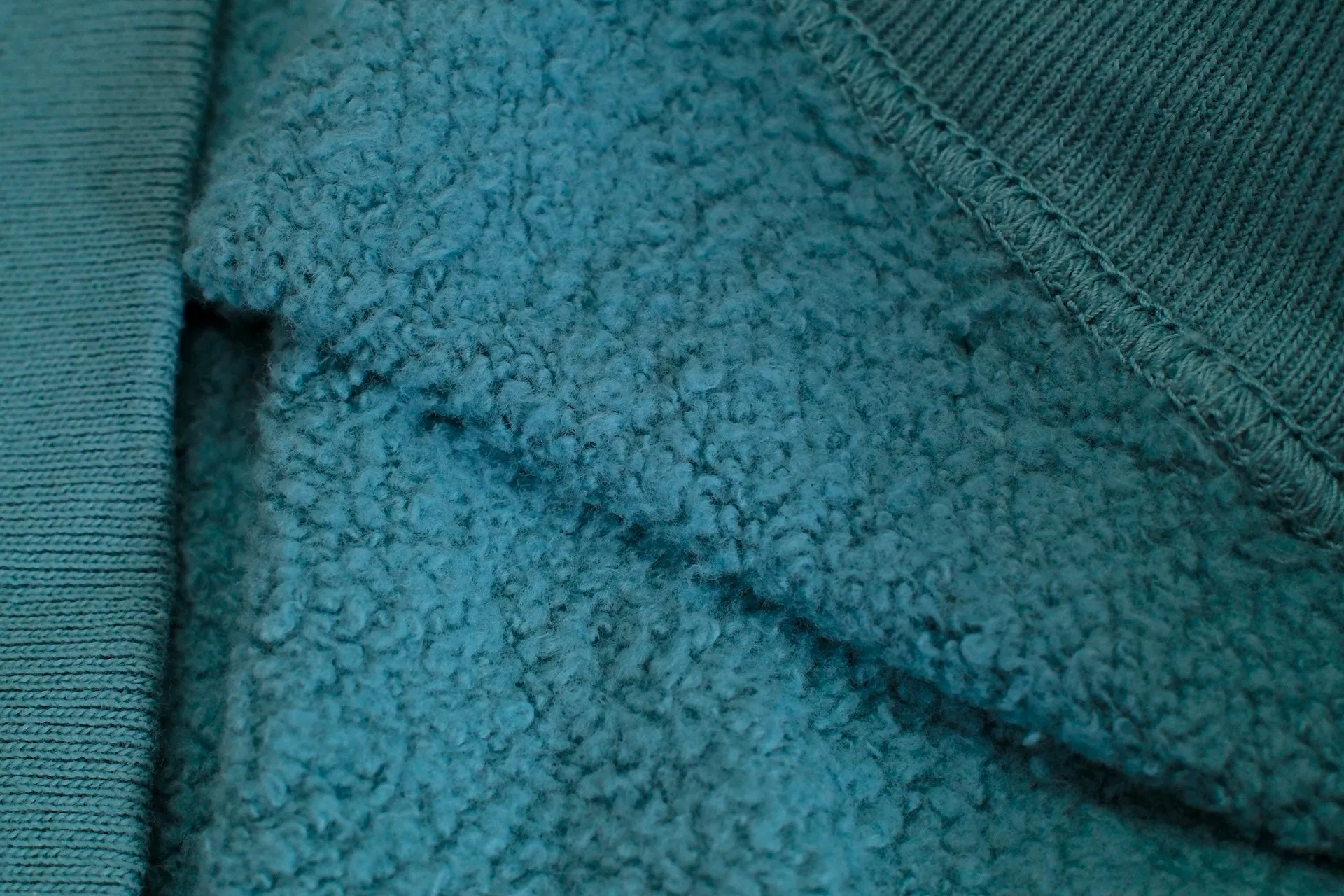 Dubble Works 11oz "Tsuri-ami" Loopwheeled Sweatshirt (Turquoise Blue)