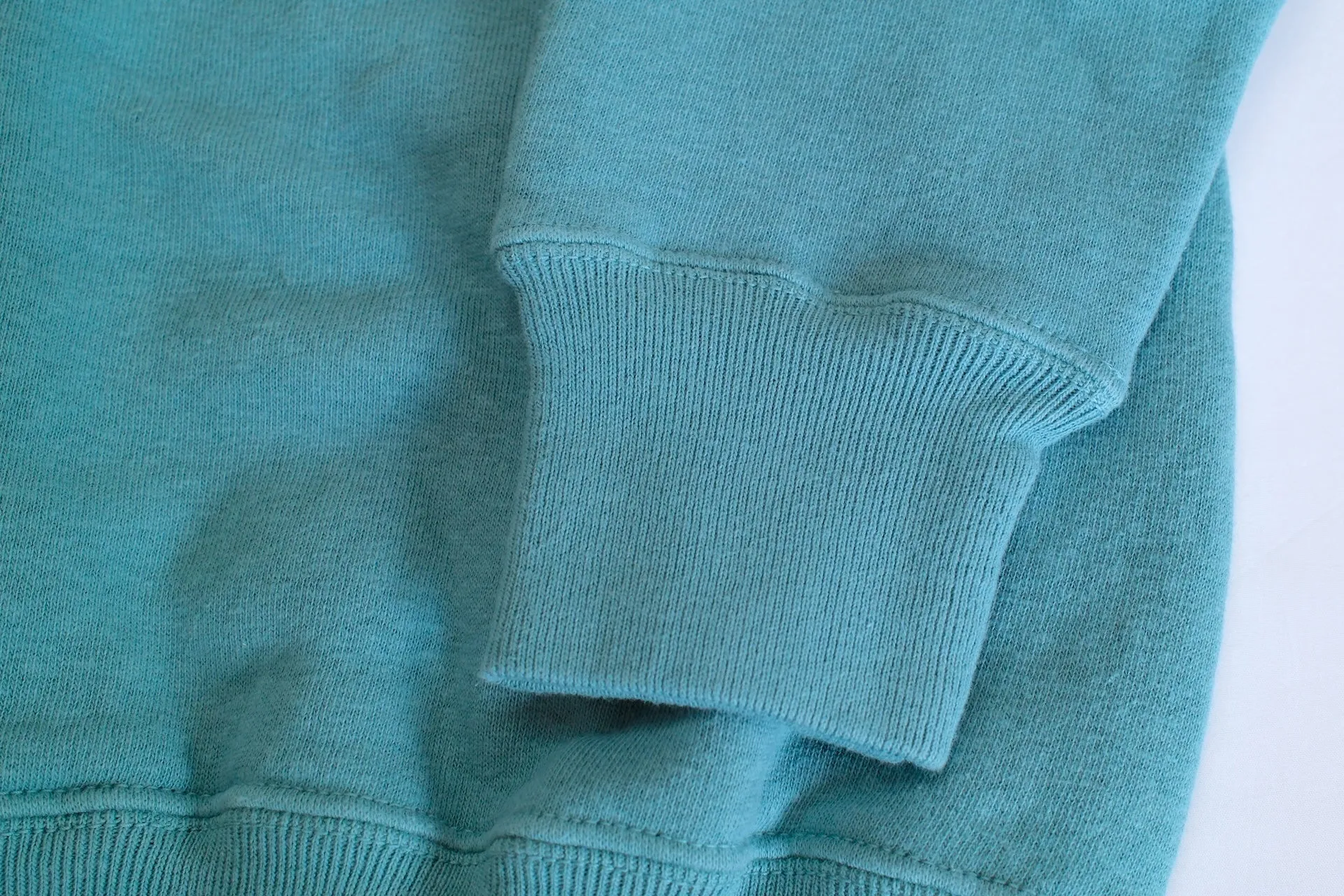 Dubble Works 11oz "Tsuri-ami" Loopwheeled Sweatshirt (Turquoise Blue)