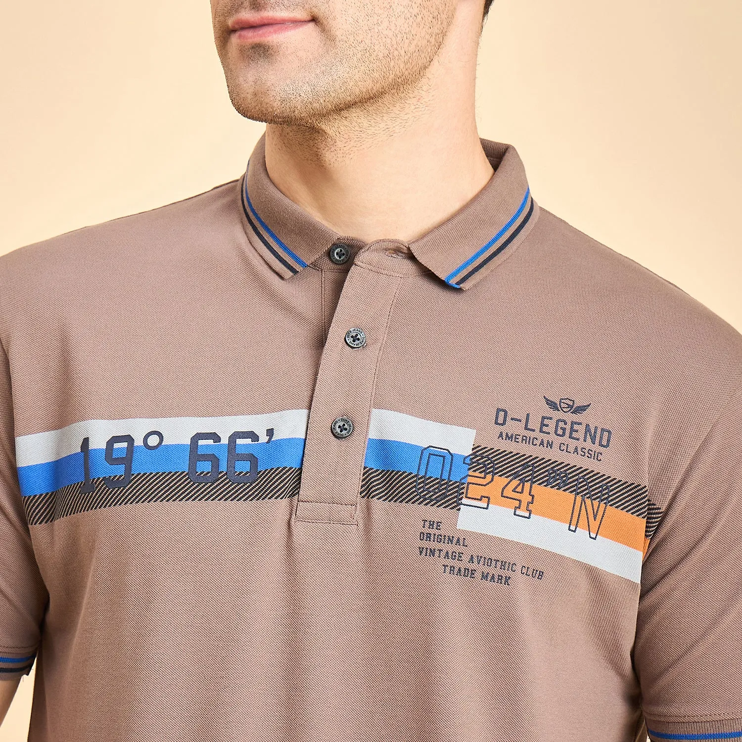 Duke Men Half Sleeve Cotton Polo Tshirt (ON3169)
