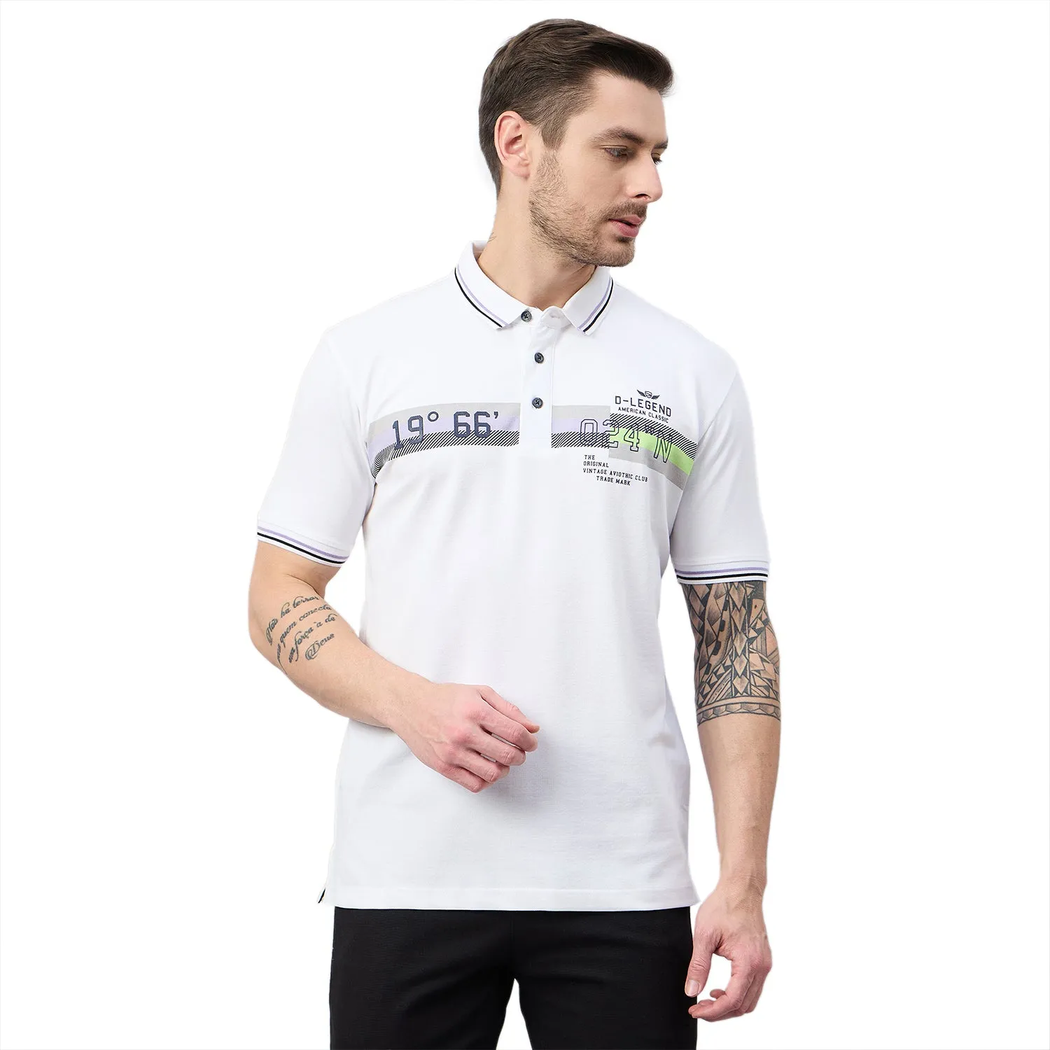 Duke Men Half Sleeve Cotton Polo Tshirt (ON3169)