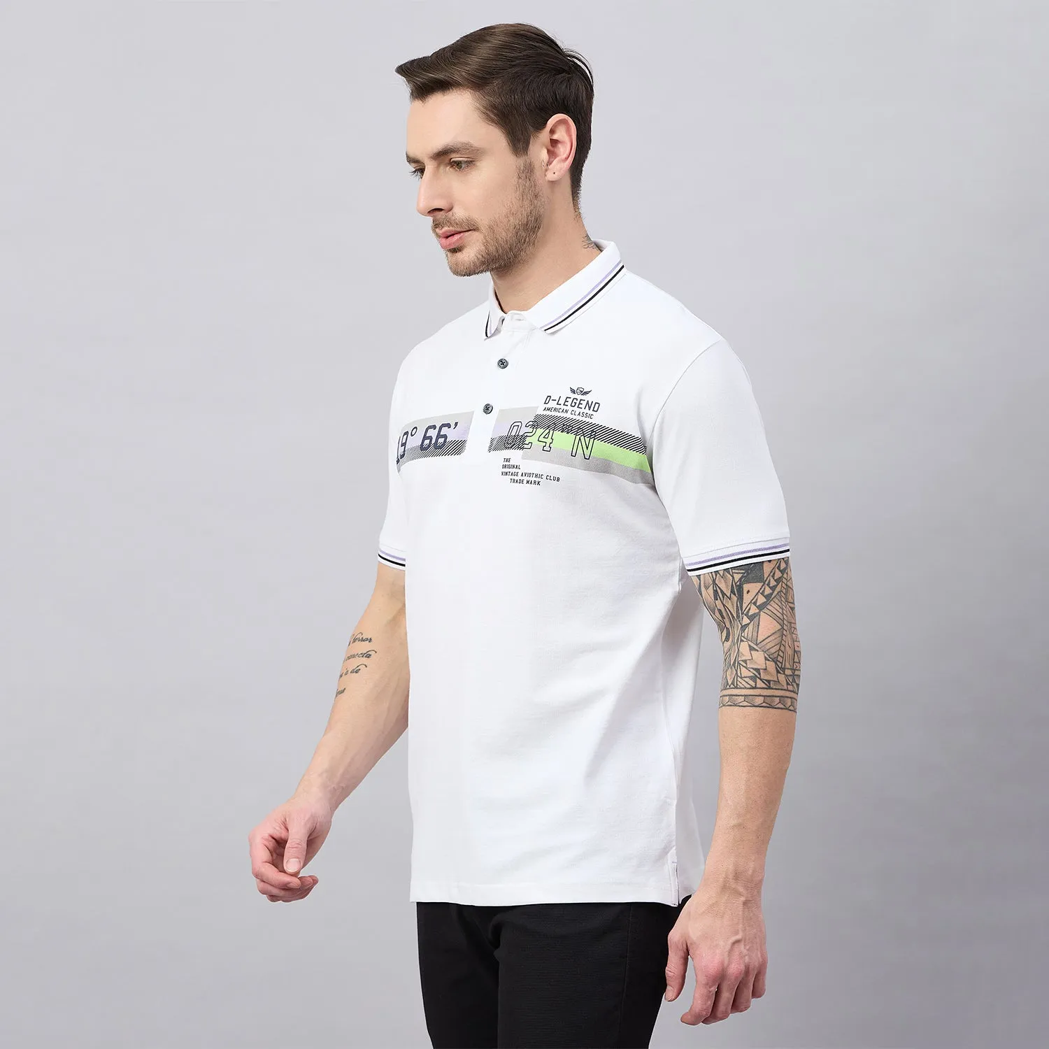 Duke Men Half Sleeve Cotton Polo Tshirt (ON3169)