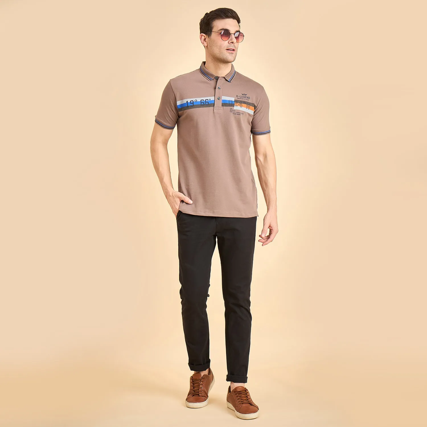 Duke Men Half Sleeve Cotton Polo Tshirt (ON3169)
