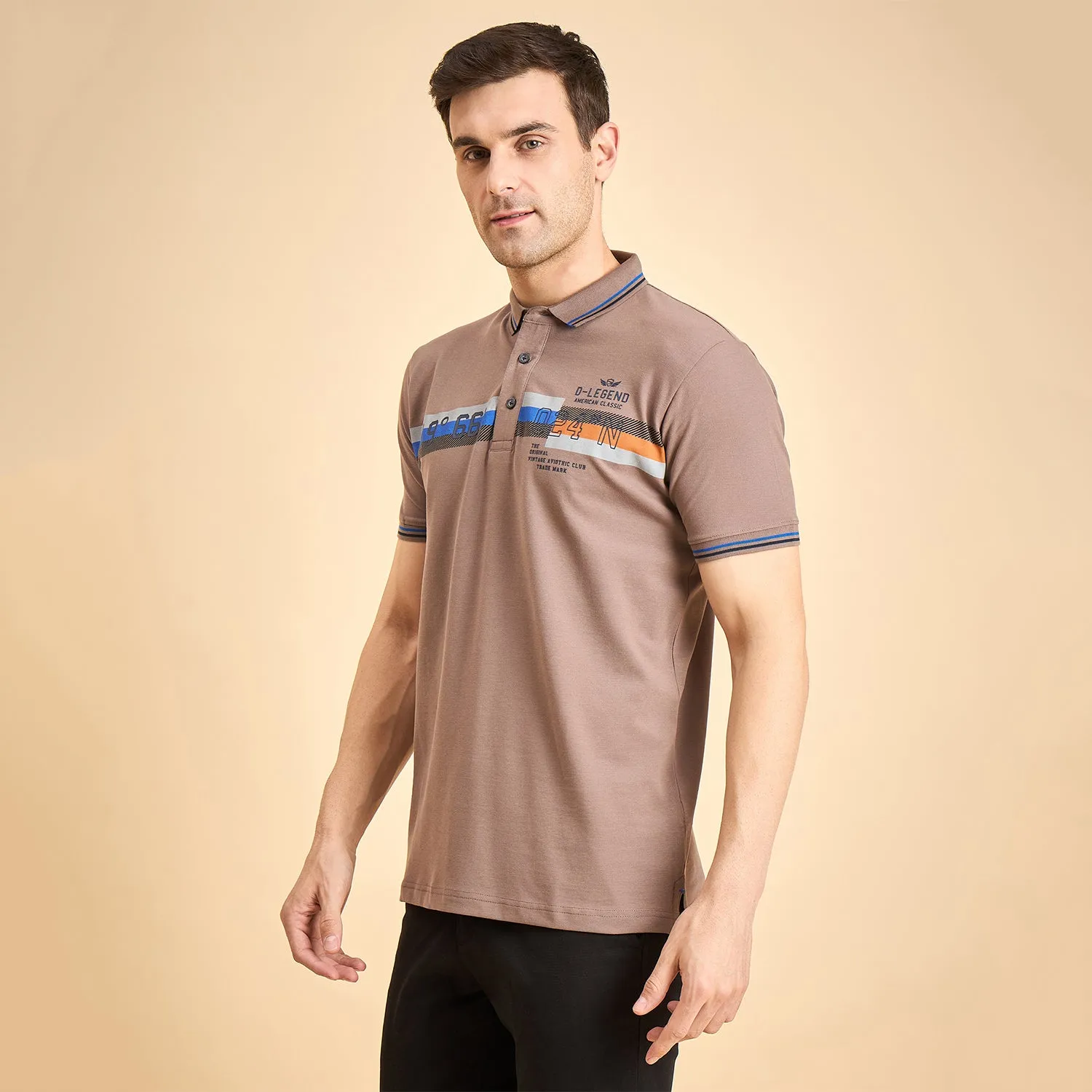 Duke Men Half Sleeve Cotton Polo Tshirt (ON3169)