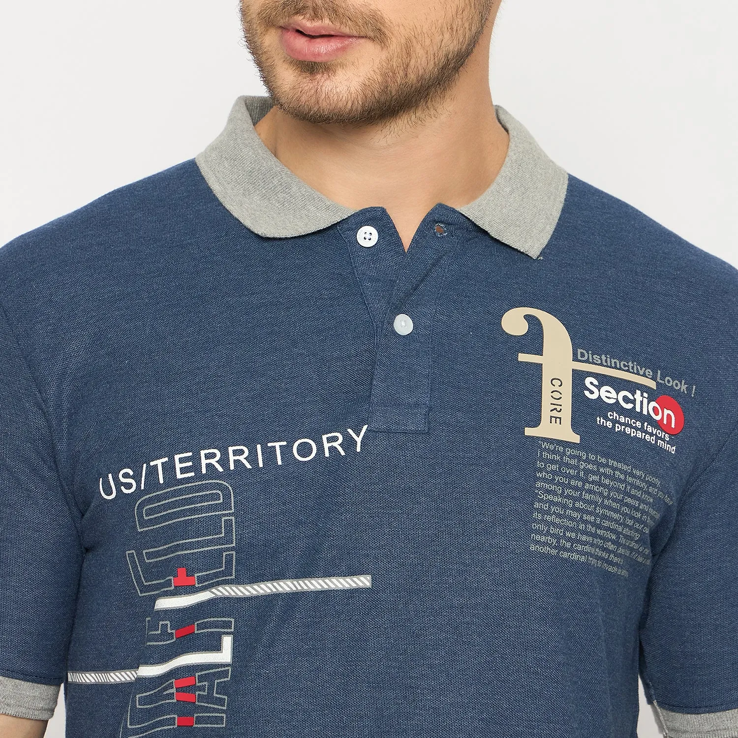 Duke Men Half Sleeve Cotton Tshirt (ONLF305)